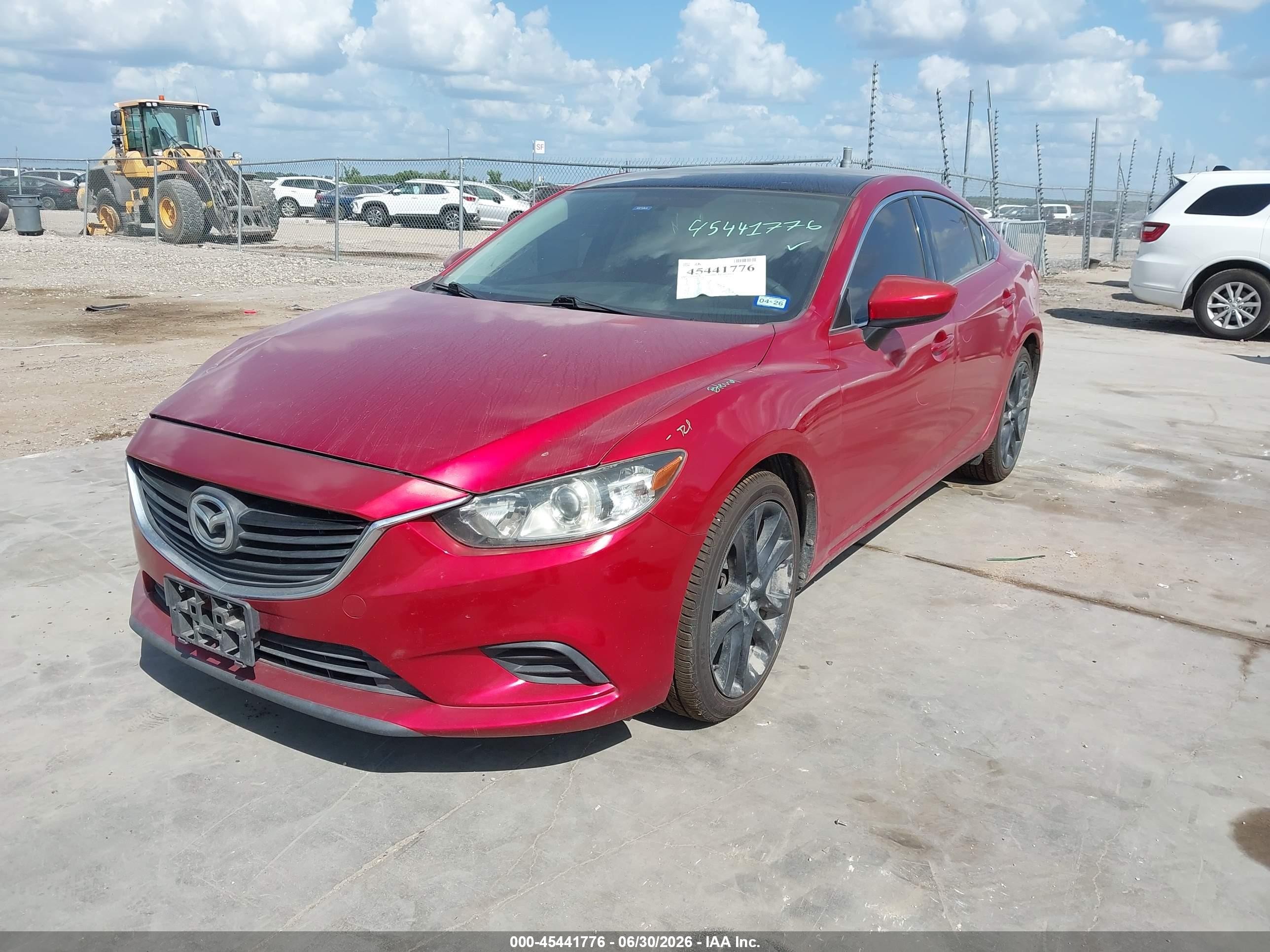 2014 Mazda Mazda6 I Touring Red vin: JM1GJ1V64E1118844