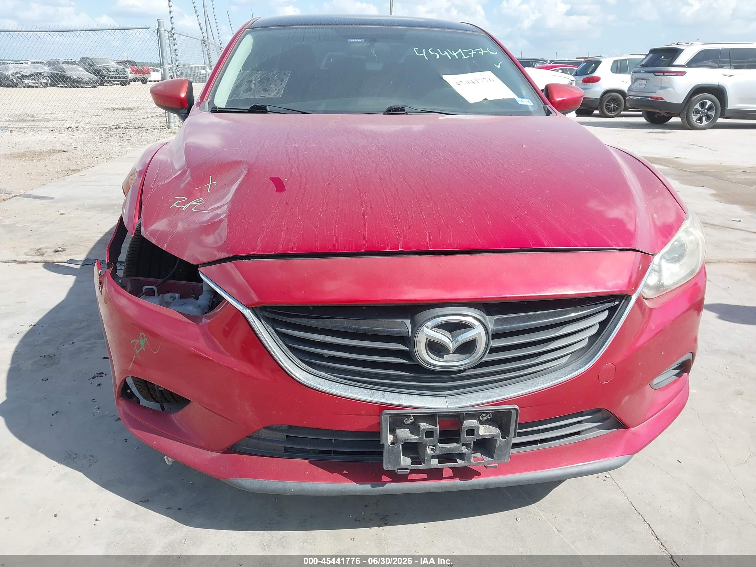 2014 Mazda Mazda6 I Touring Red vin: JM1GJ1V64E1118844