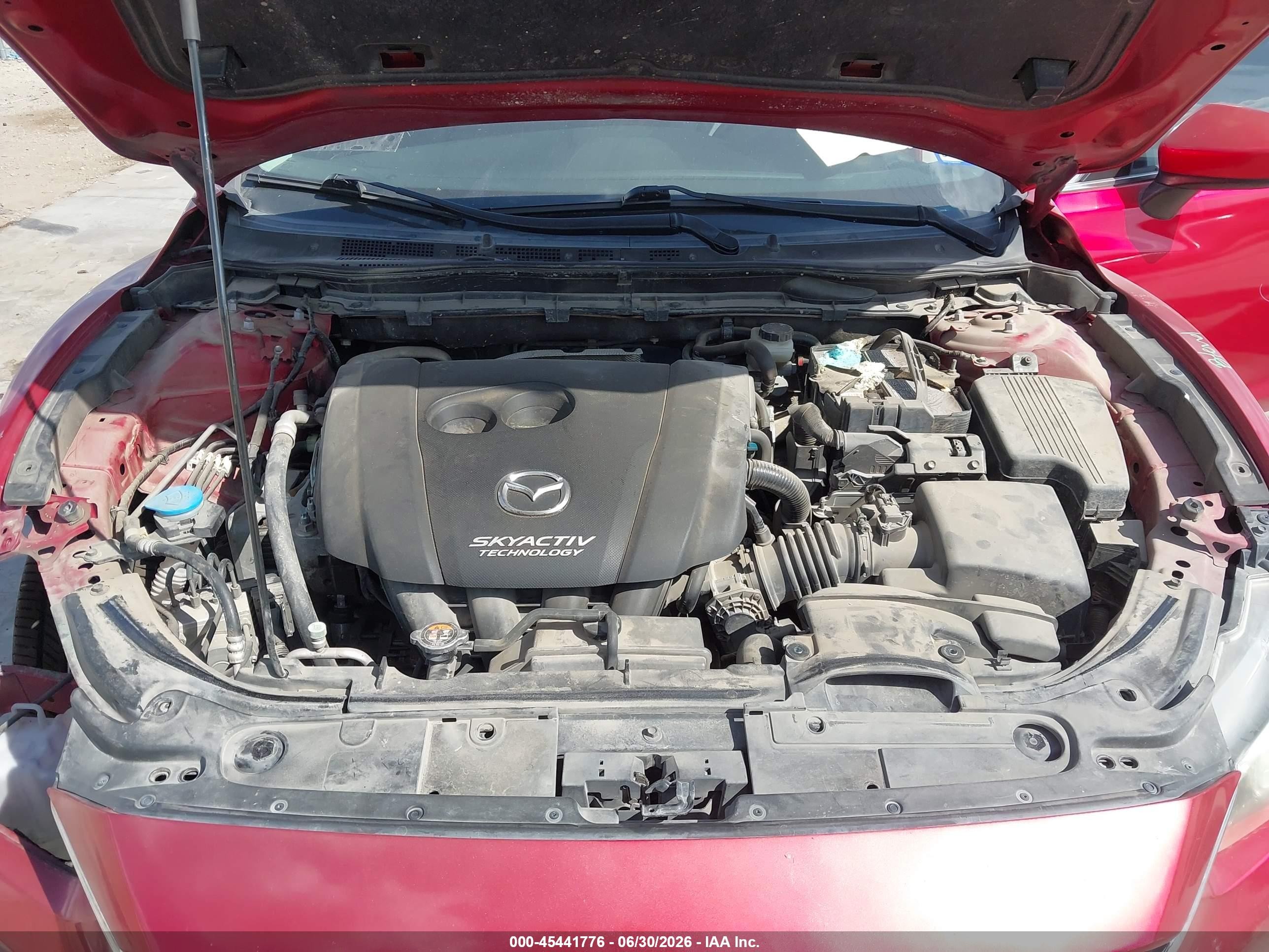 2014 Mazda Mazda6 I Touring Red vin: JM1GJ1V64E1118844