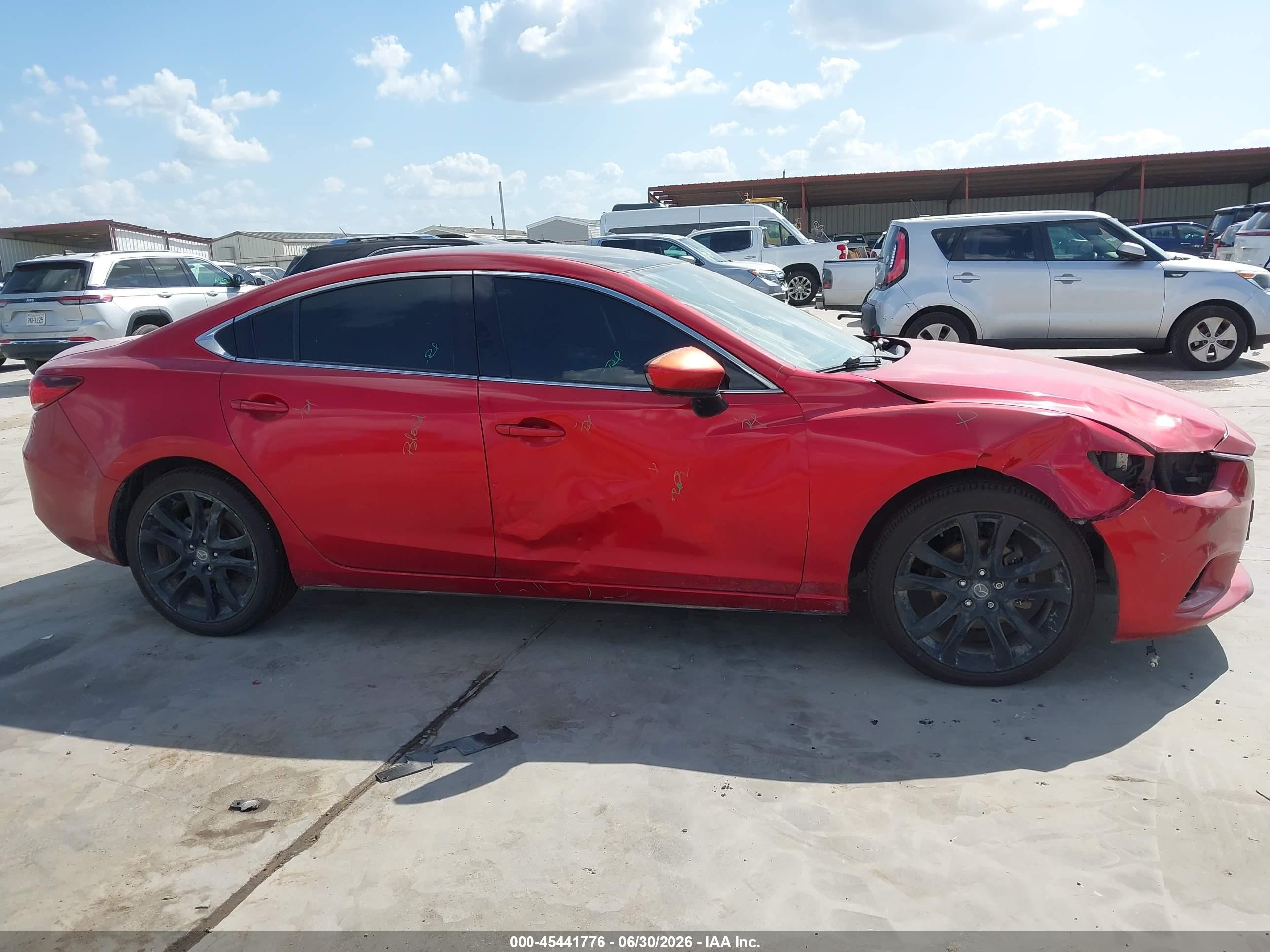 2014 Mazda Mazda6 I Touring Red vin: JM1GJ1V64E1118844
