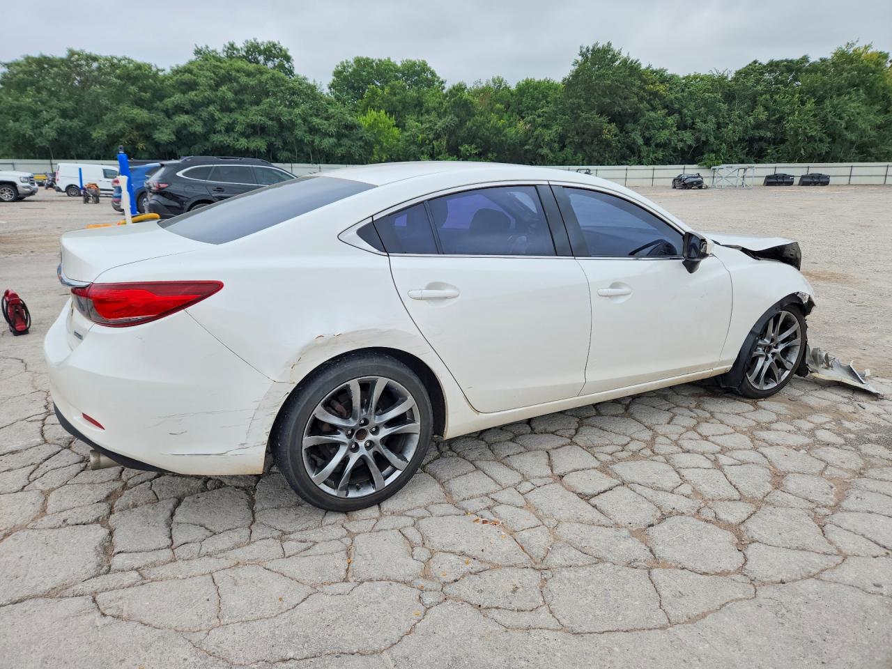 2014 Mazda 6 Touring White vin: JM1GJ1V64E1125292