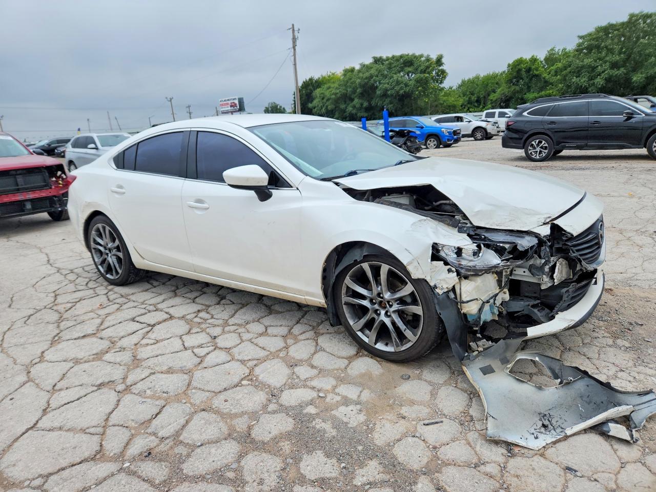 2014 Mazda 6 Touring White vin: JM1GJ1V64E1125292