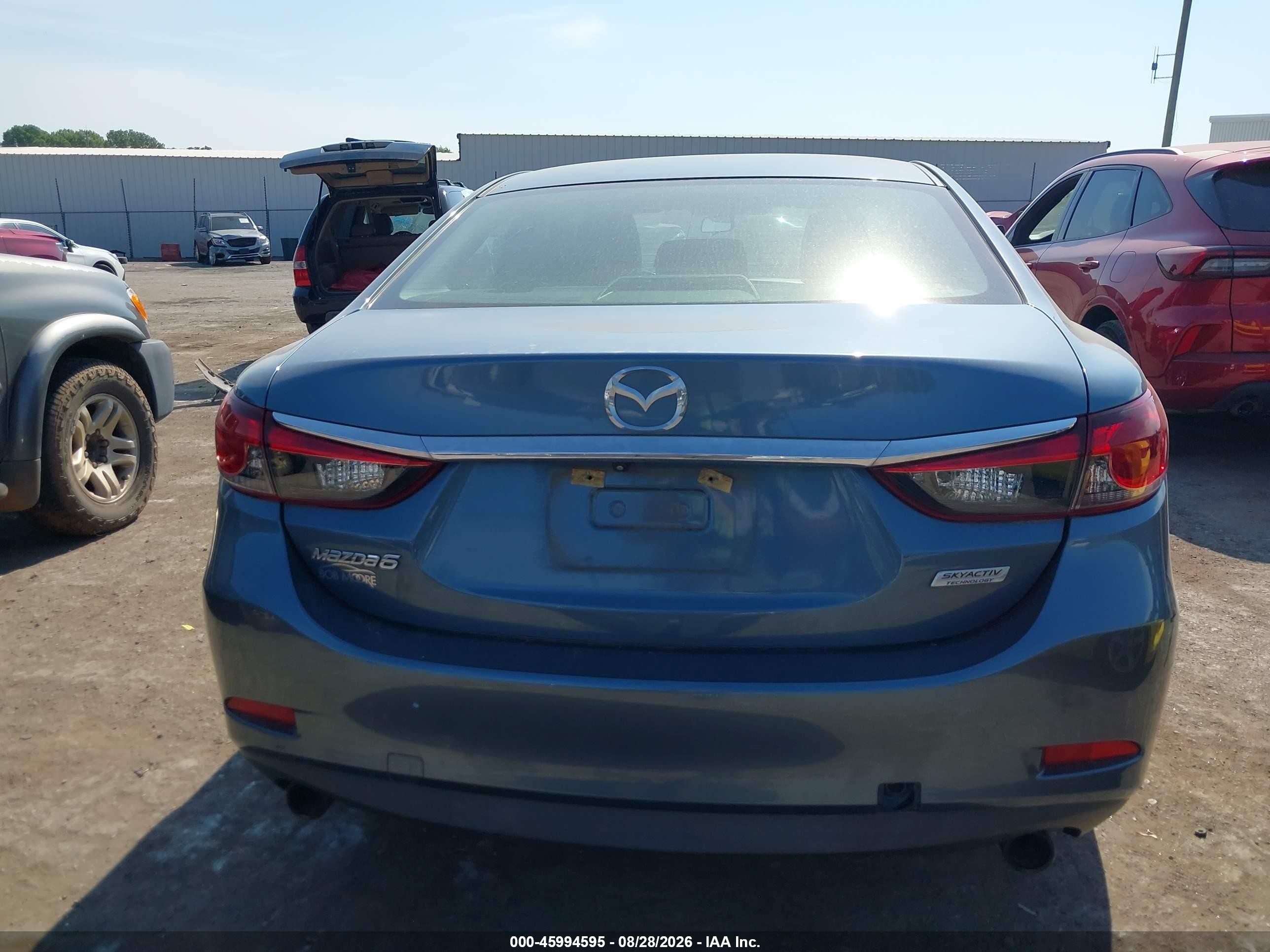 2014 Mazda Mazda6 I Touring Blue vin: JM1GJ1V64E1128886