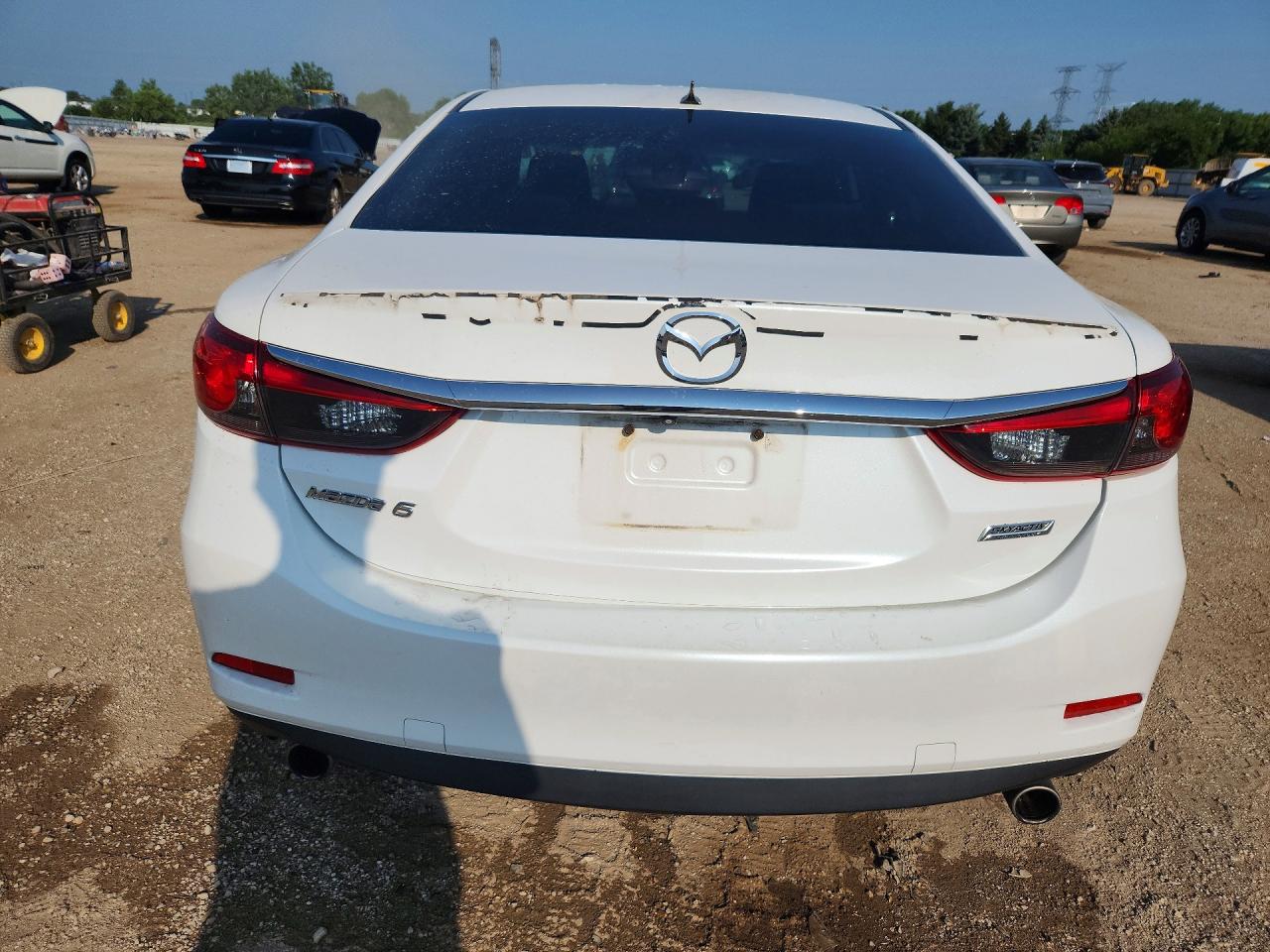 2014 Mazda 6 Touring White vin: JM1GJ1V64E1134767