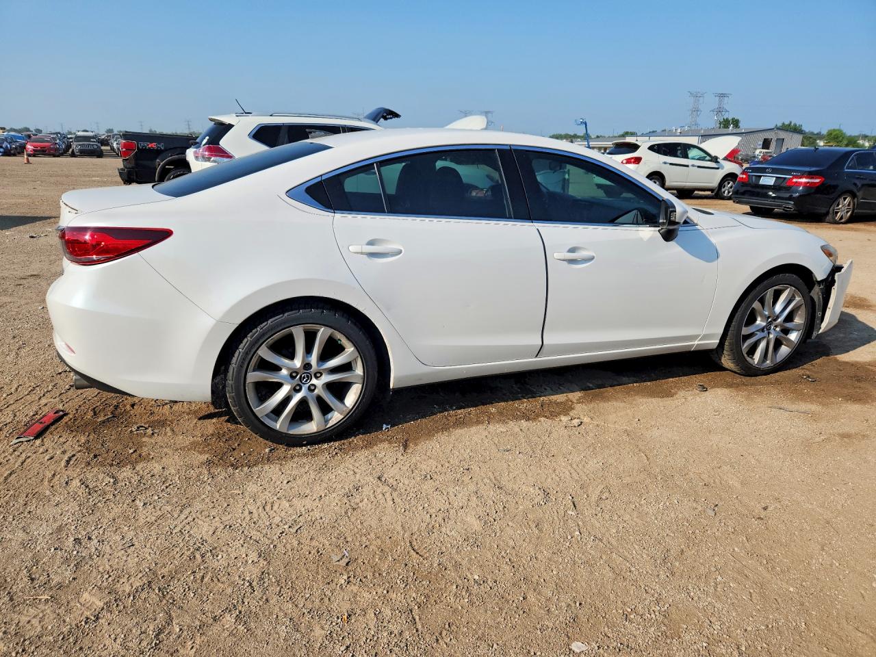2014 Mazda 6 Touring White vin: JM1GJ1V64E1134767