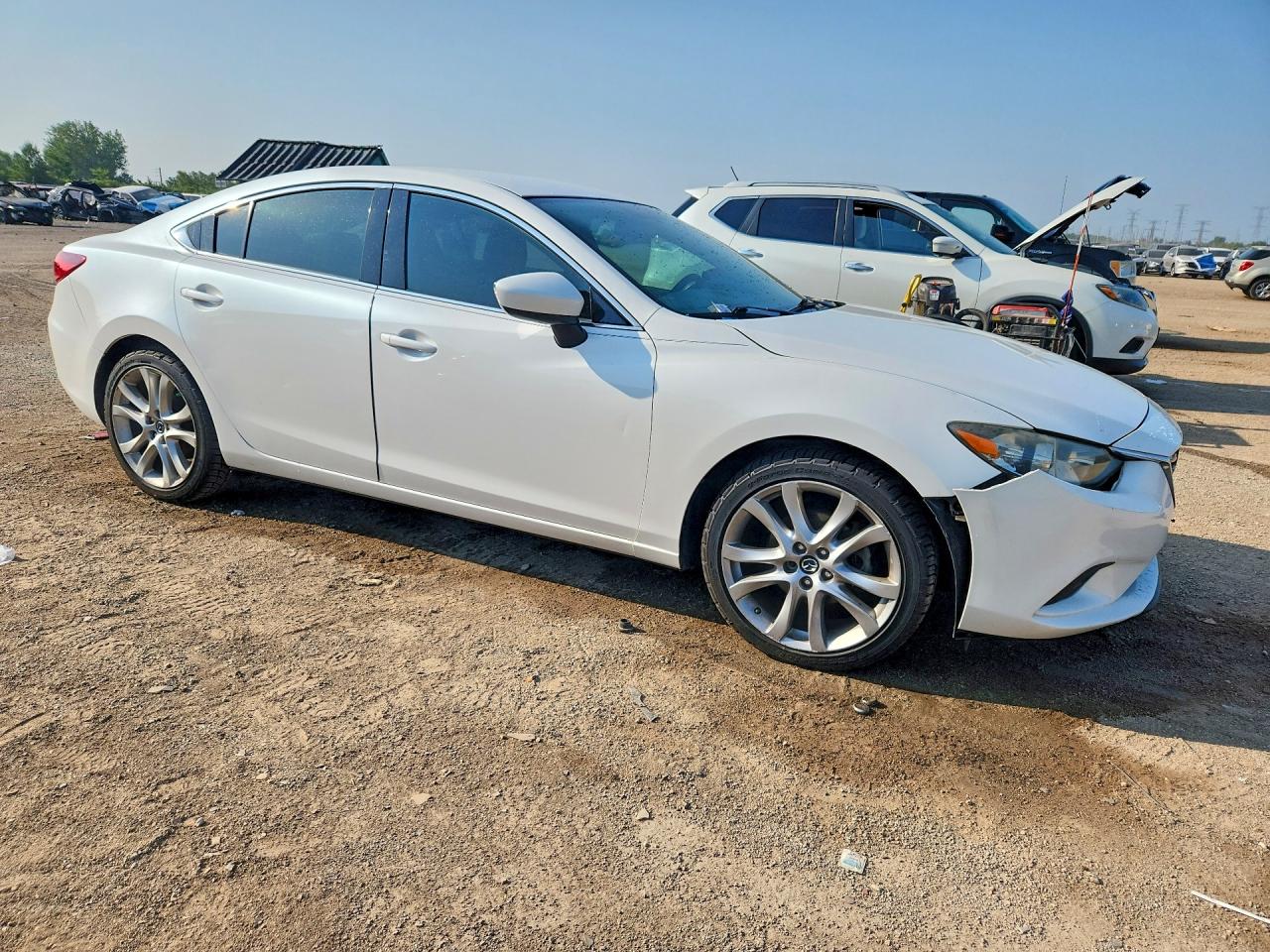2014 Mazda 6 Touring White vin: JM1GJ1V64E1134767