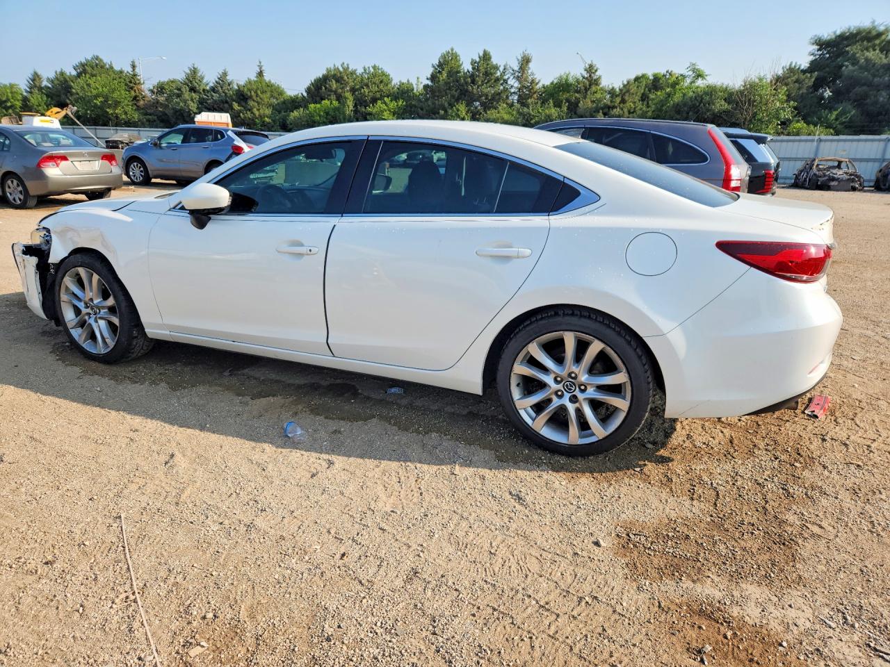 2014 Mazda 6 Touring White vin: JM1GJ1V64E1134767
