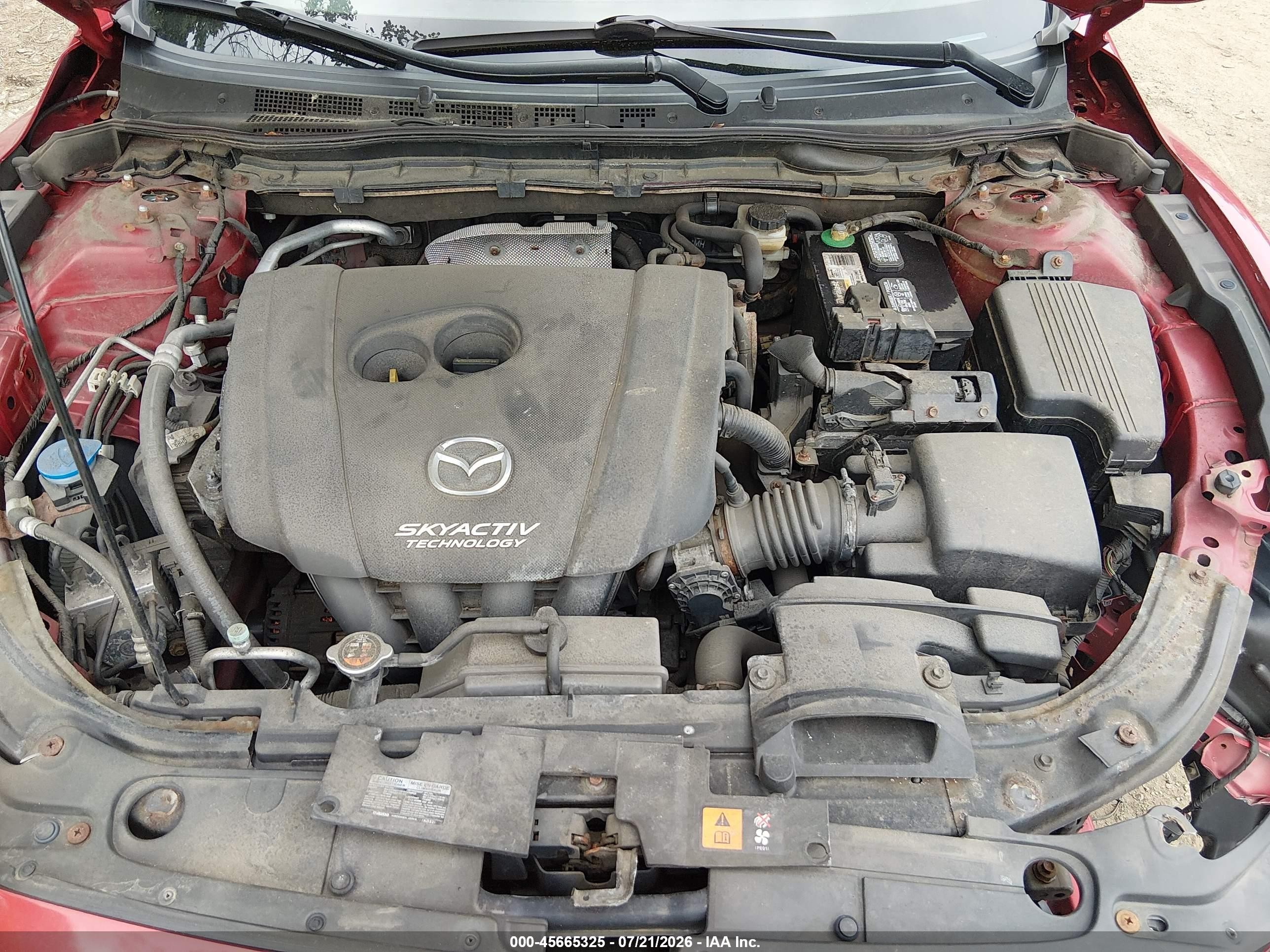2014 Mazda Mazda6 I Touring Red vin: JM1GJ1V64E1137135