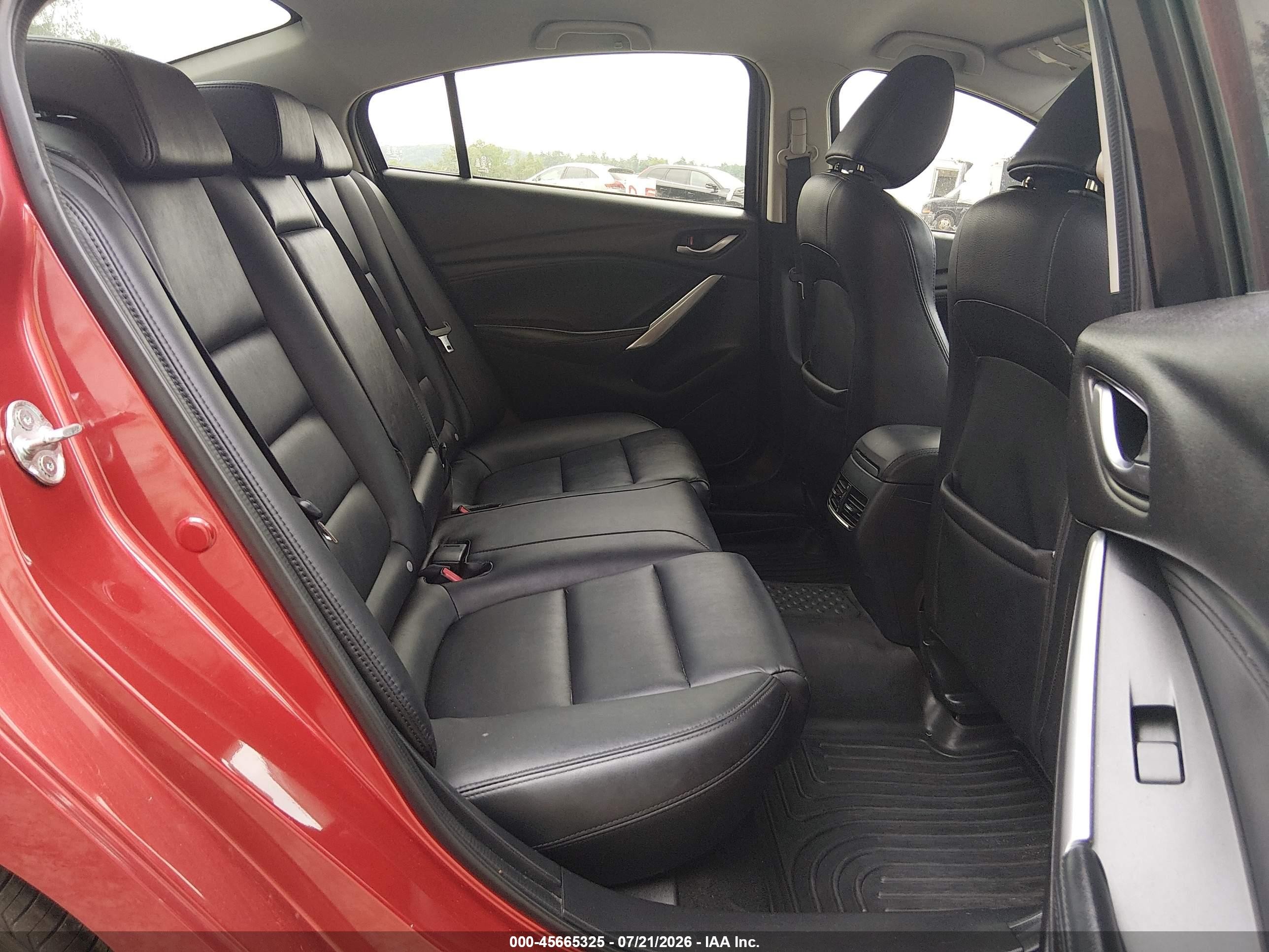 2014 Mazda Mazda6 I Touring Red vin: JM1GJ1V64E1137135