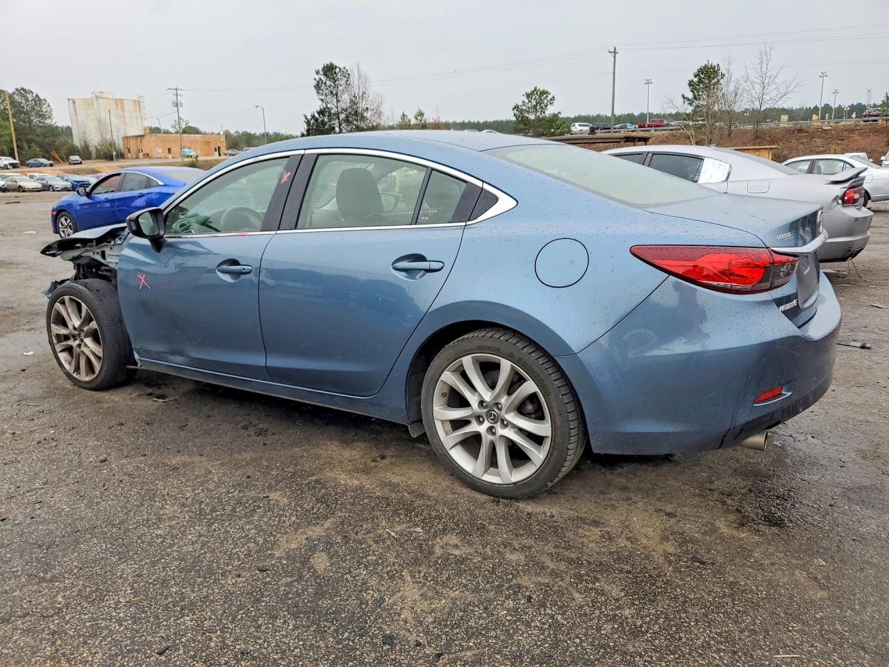 2014 Mazda 6 Touring Blue vin: JM1GJ1V64E1148037