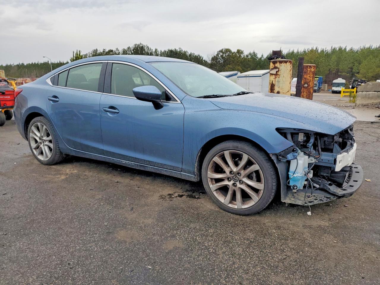 2014 Mazda 6 Touring Blue vin: JM1GJ1V64E1148037