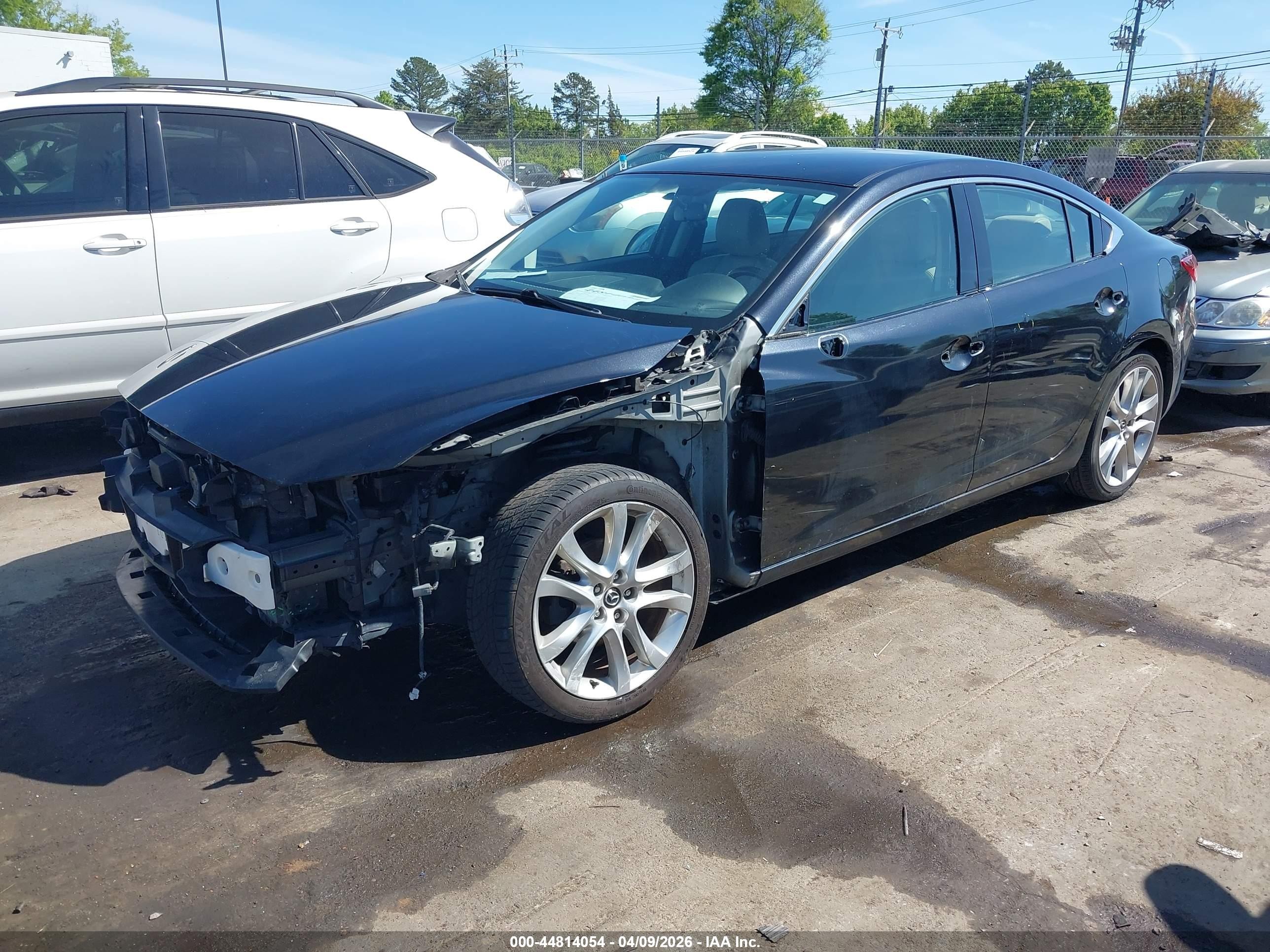 2014 Mazda Mazda6 I Touring Black vin: JM1GJ1V64E1148491