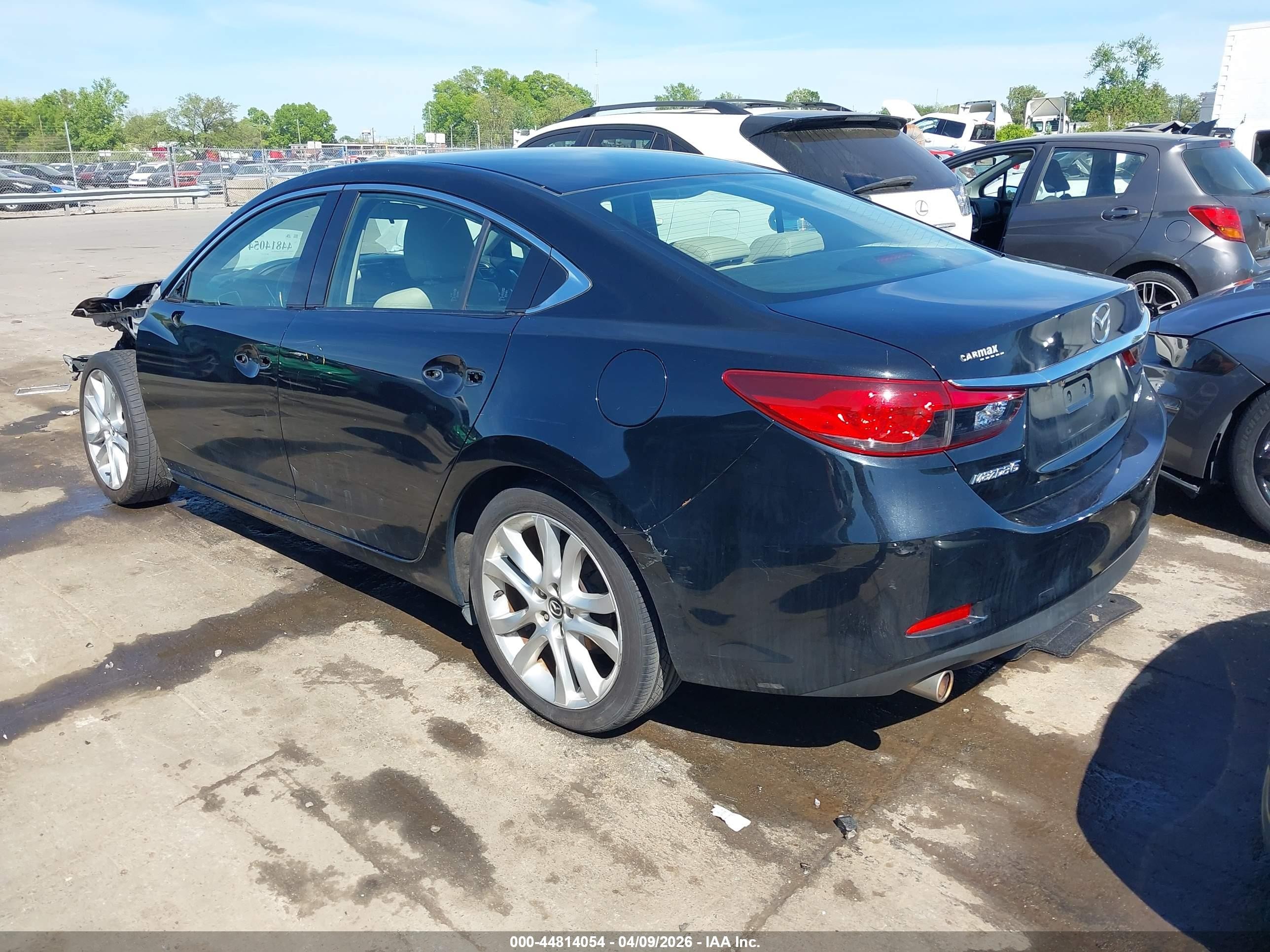 2014 Mazda Mazda6 I Touring Black vin: JM1GJ1V64E1148491