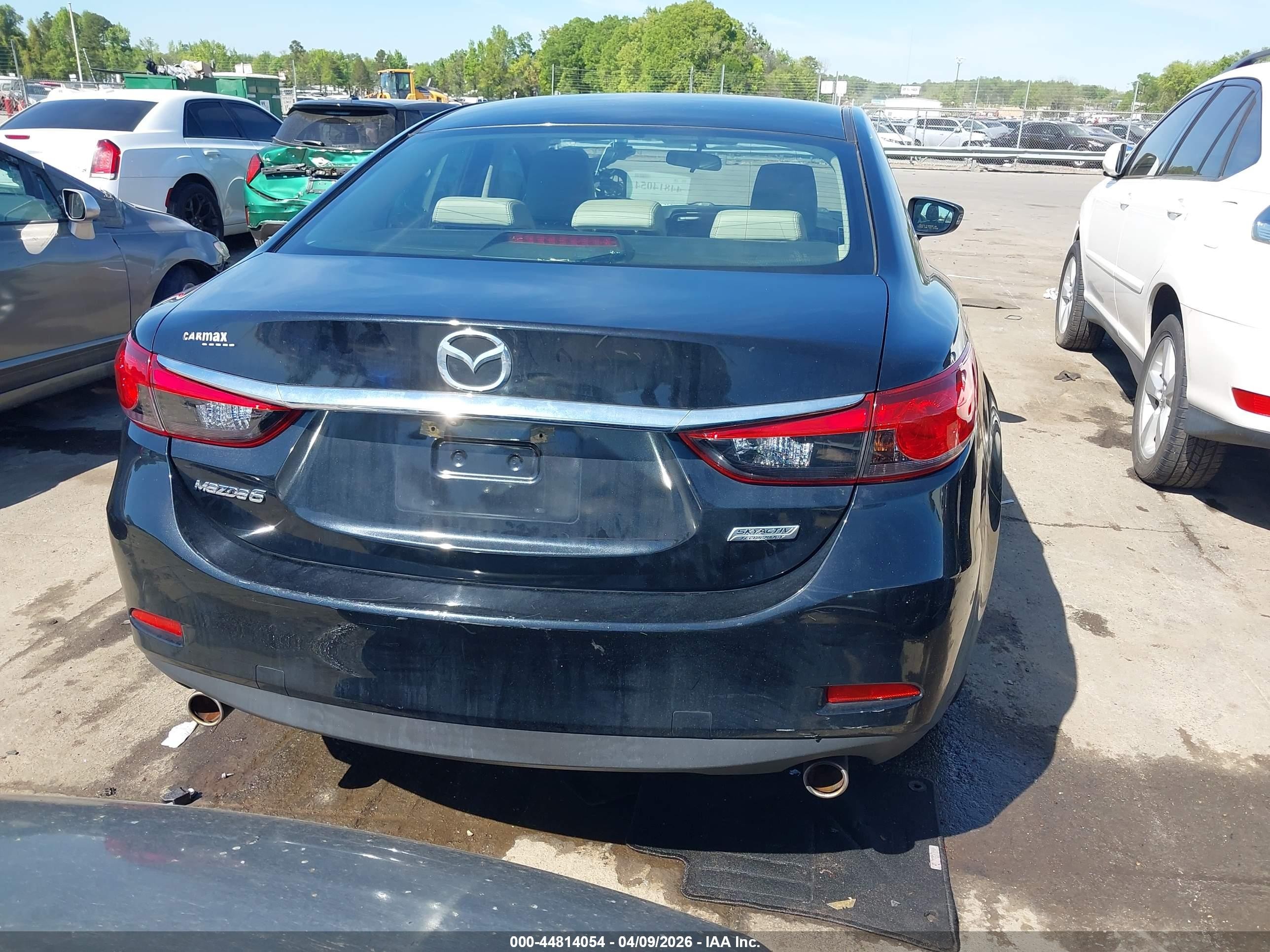 2014 Mazda Mazda6 I Touring Black vin: JM1GJ1V64E1148491