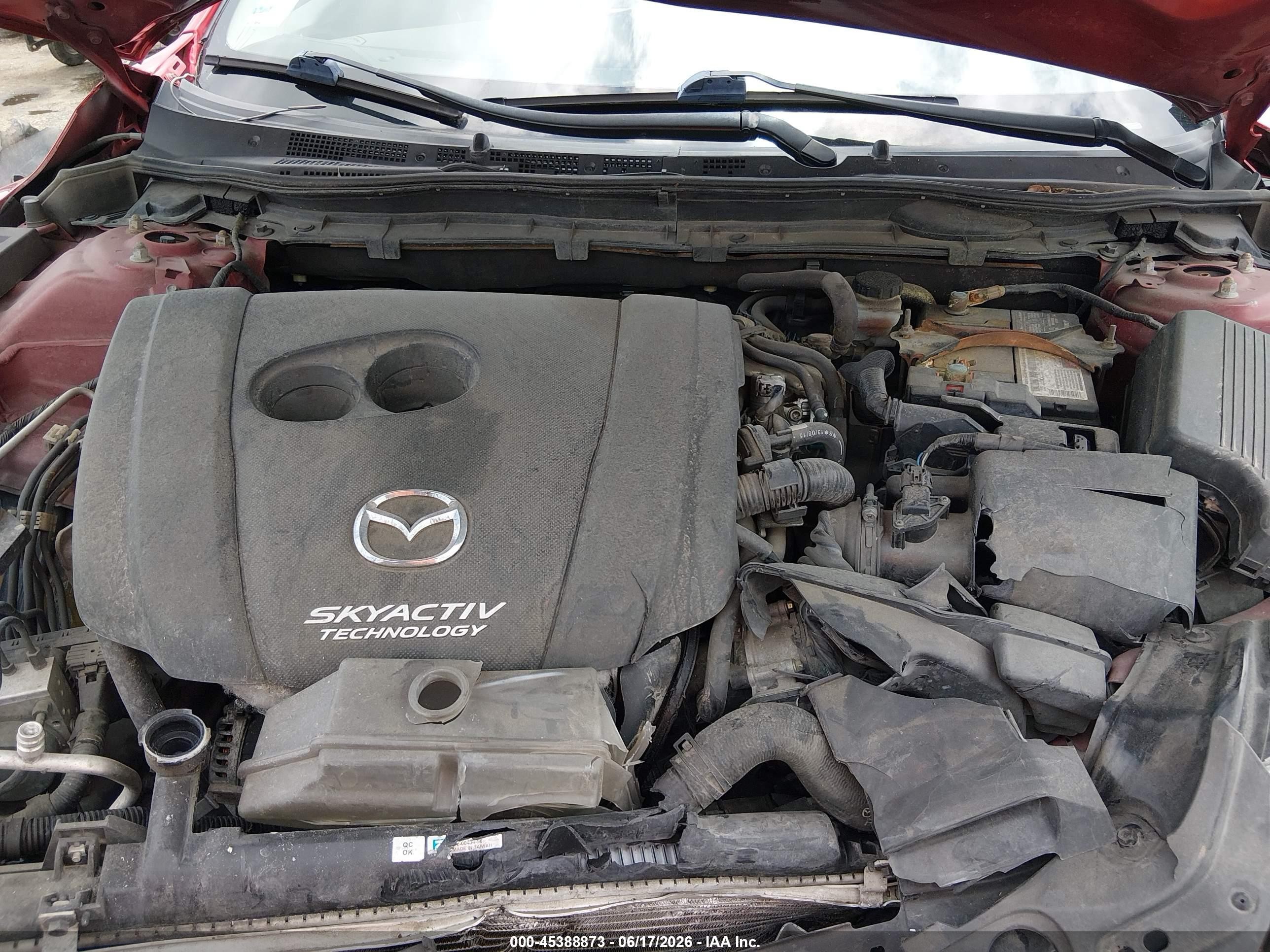 2014 Mazda Mazda6 I Touring Red vin: JM1GJ1V64E1153402