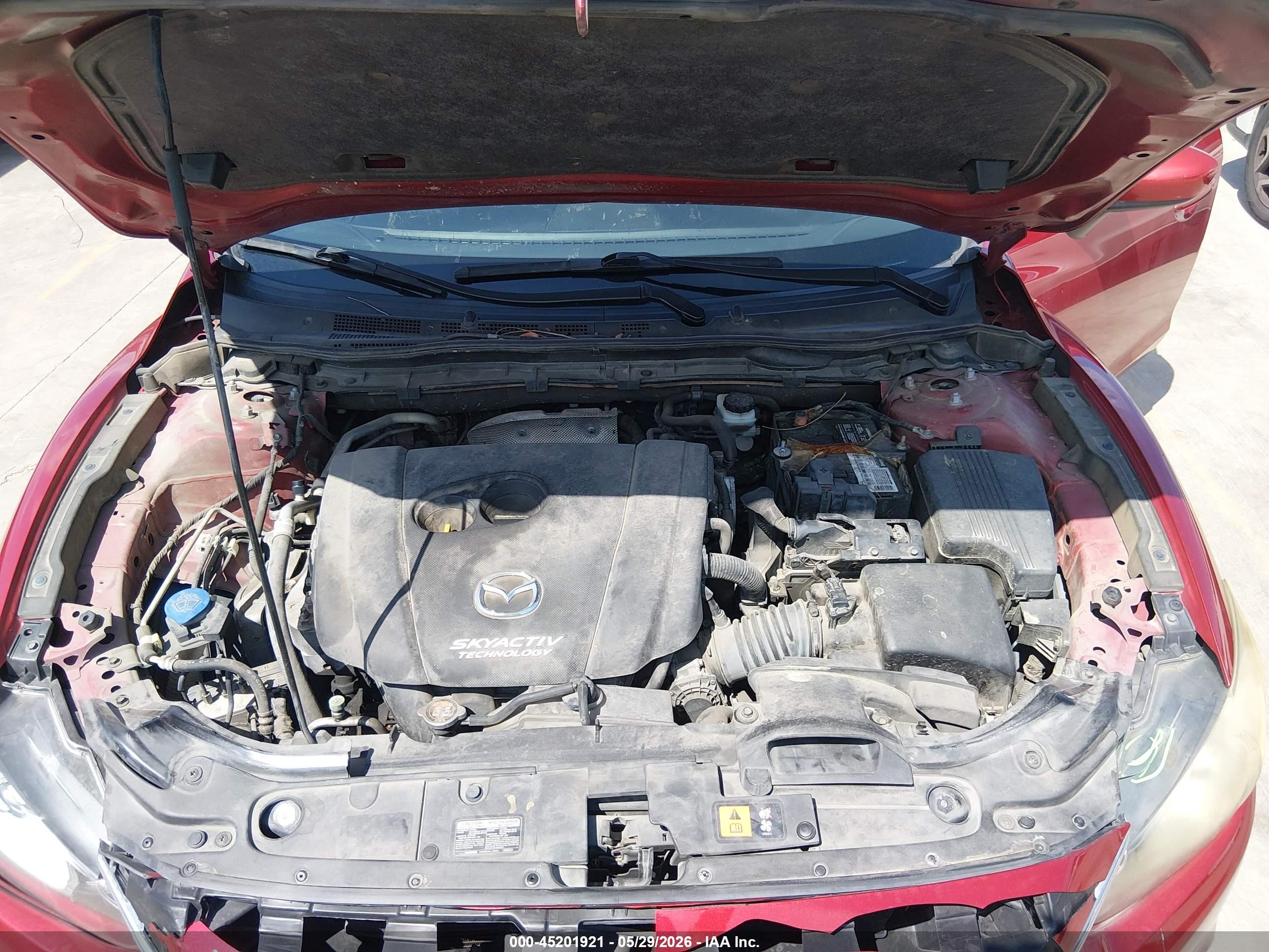 2014 Mazda Mazda6 I Touring Red vin: JM1GJ1V64E1161547