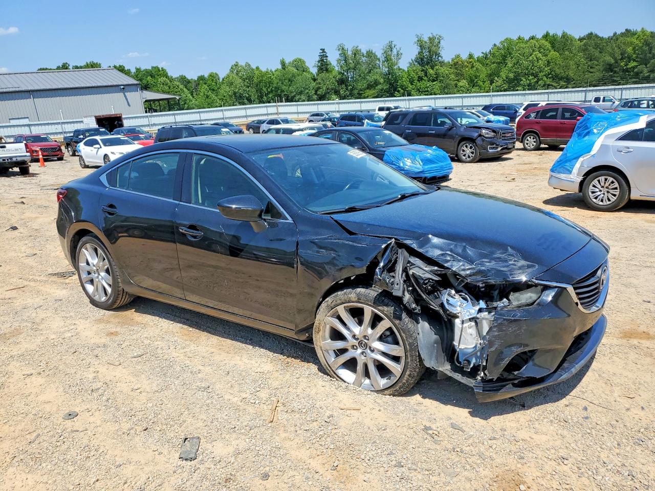 2015 Mazda 6 Touring Black vin: JM1GJ1V64F1166104