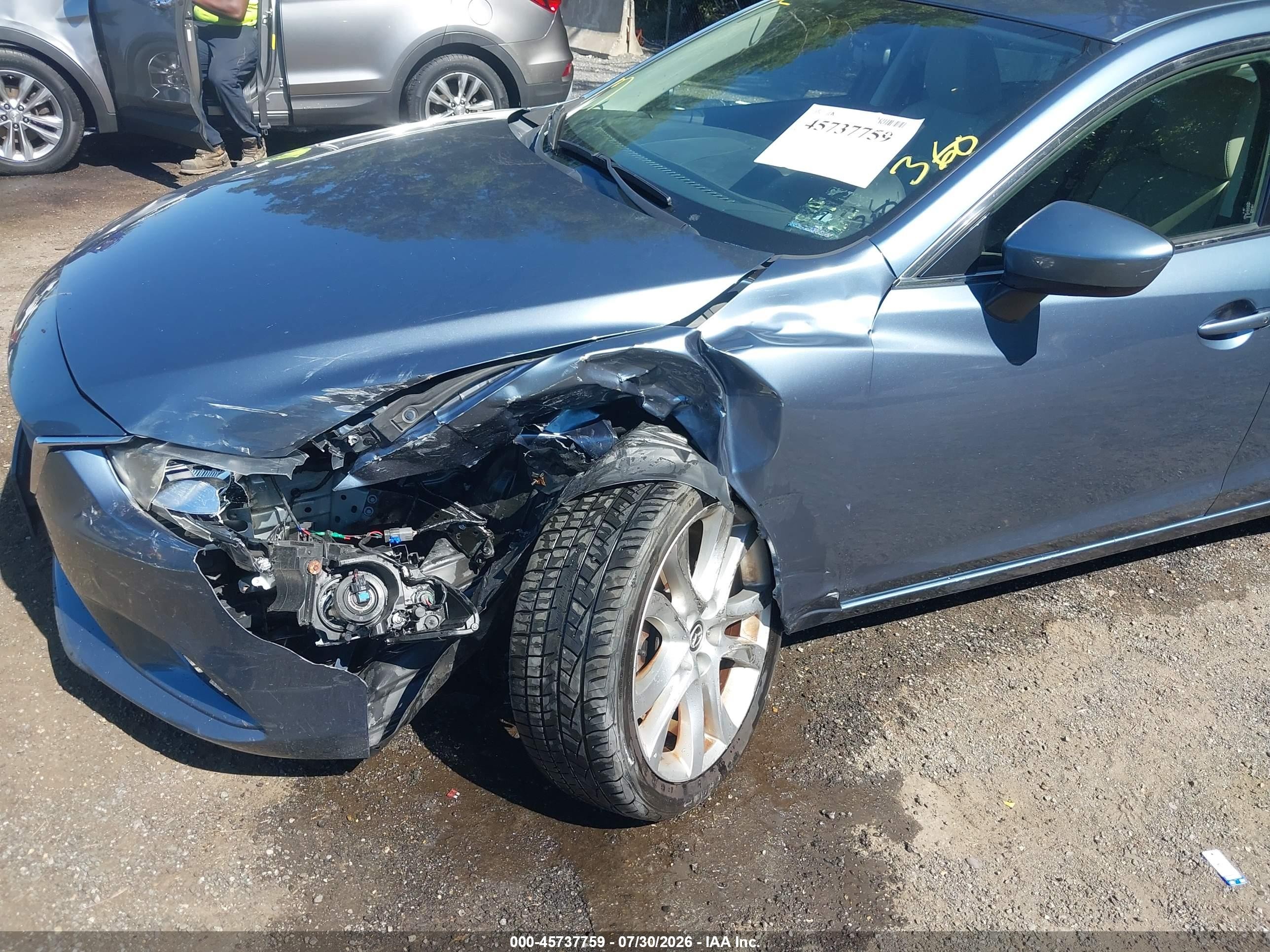 2015 Mazda Mazda6   Blue vin: JM1GJ1V64F1178978