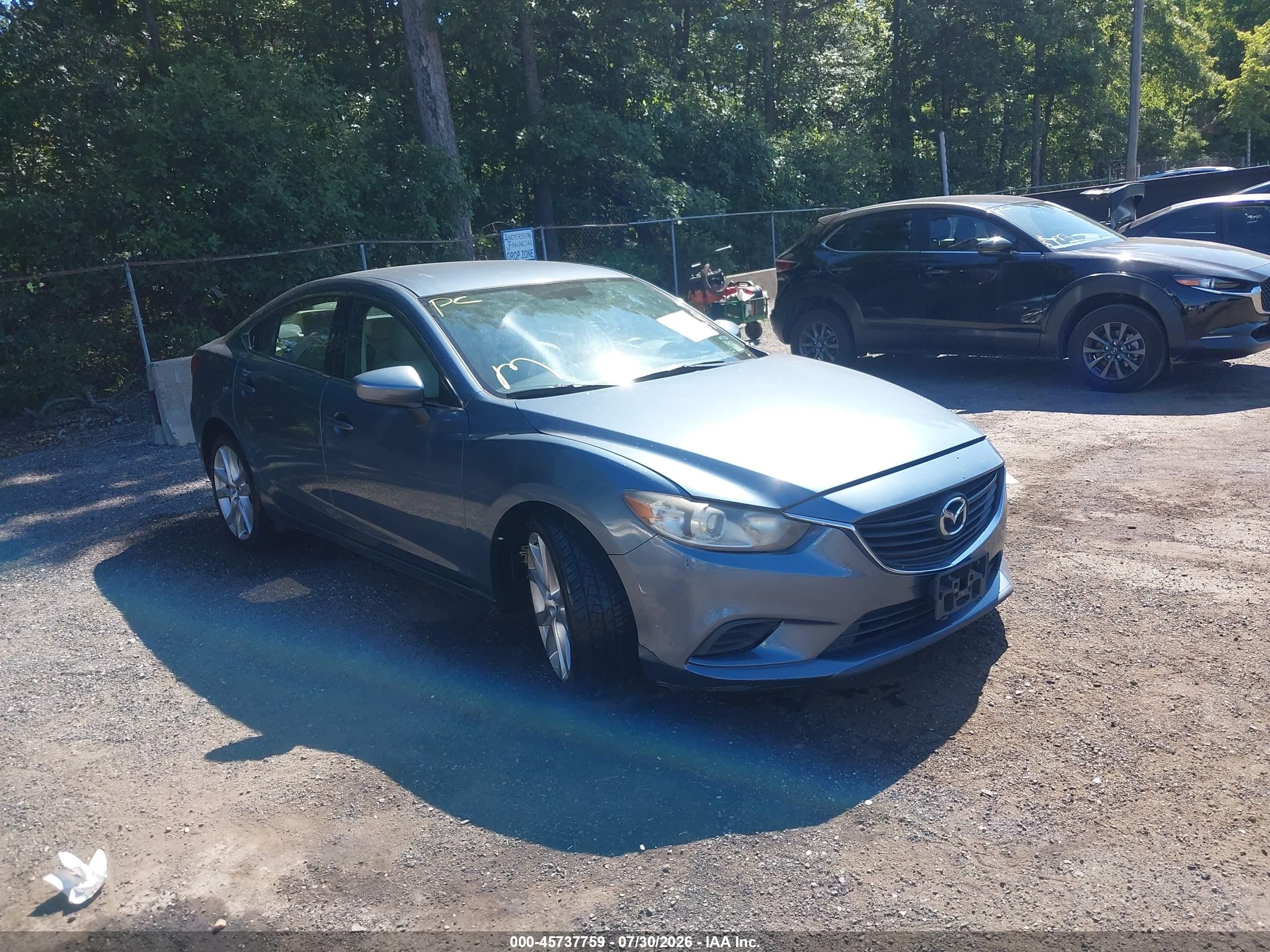 2015 Mazda Mazda6   Blue vin: JM1GJ1V64F1178978