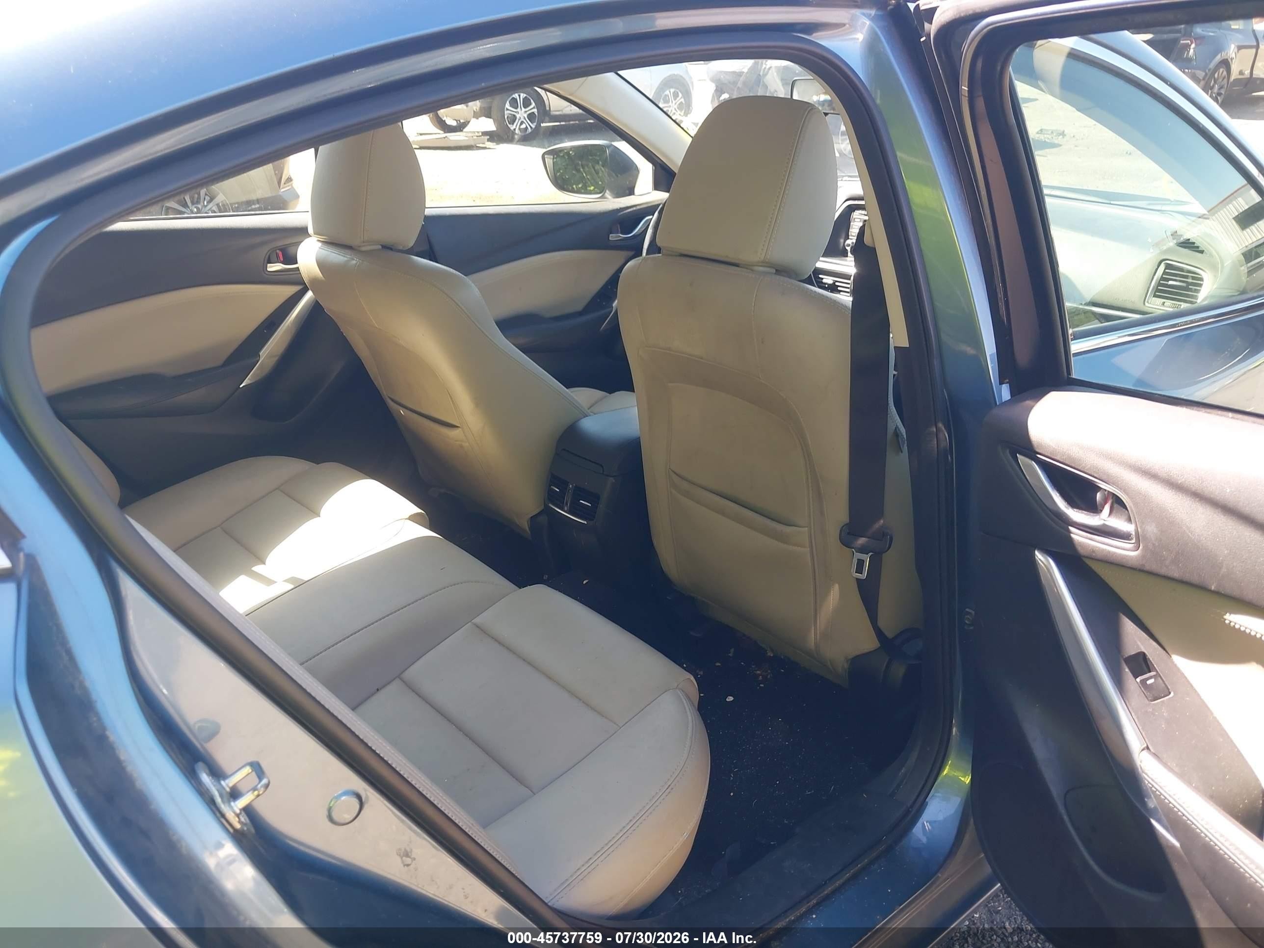 2015 Mazda Mazda6   Blue vin: JM1GJ1V64F1178978