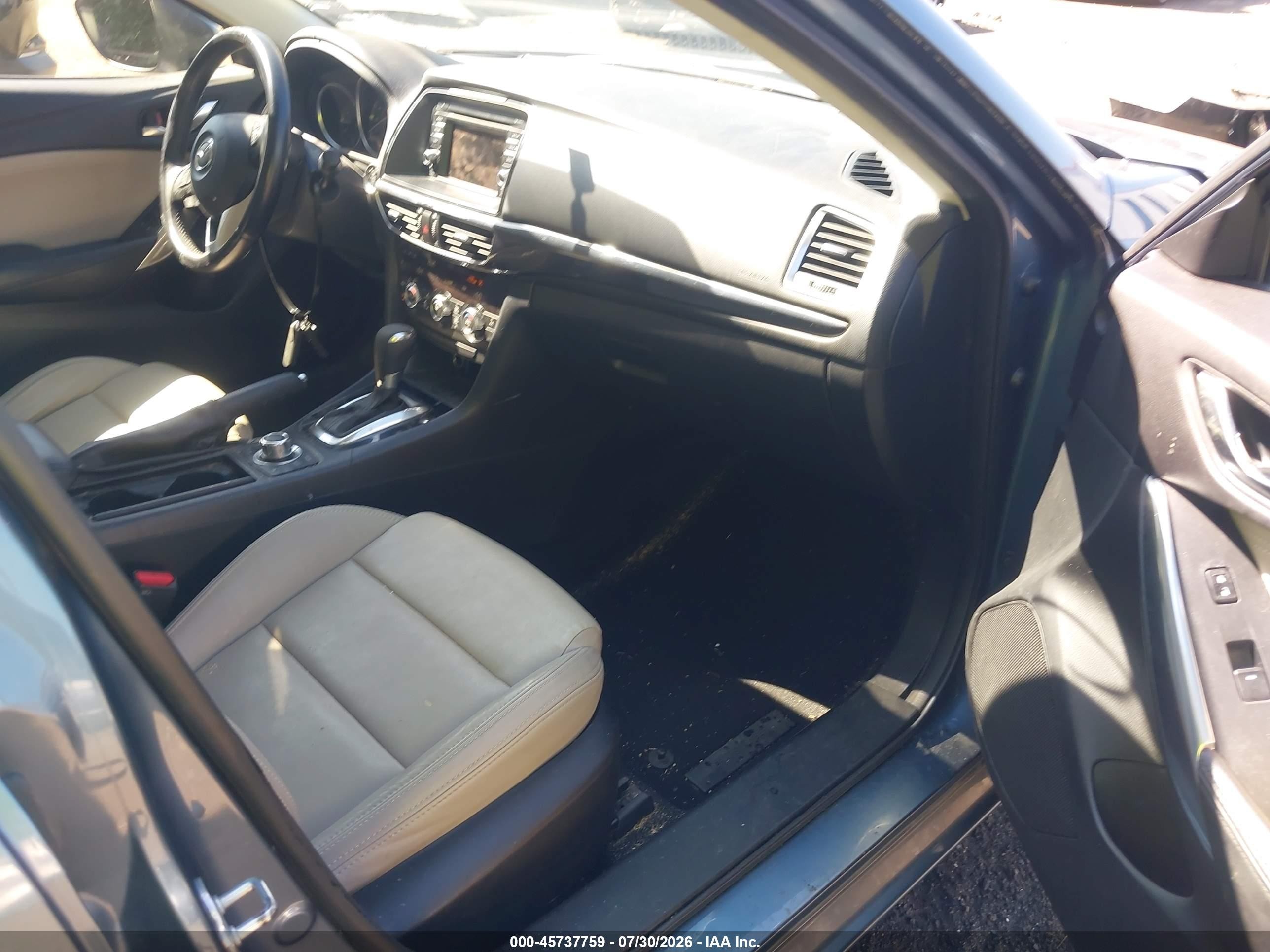 2015 Mazda Mazda6   Blue vin: JM1GJ1V64F1178978