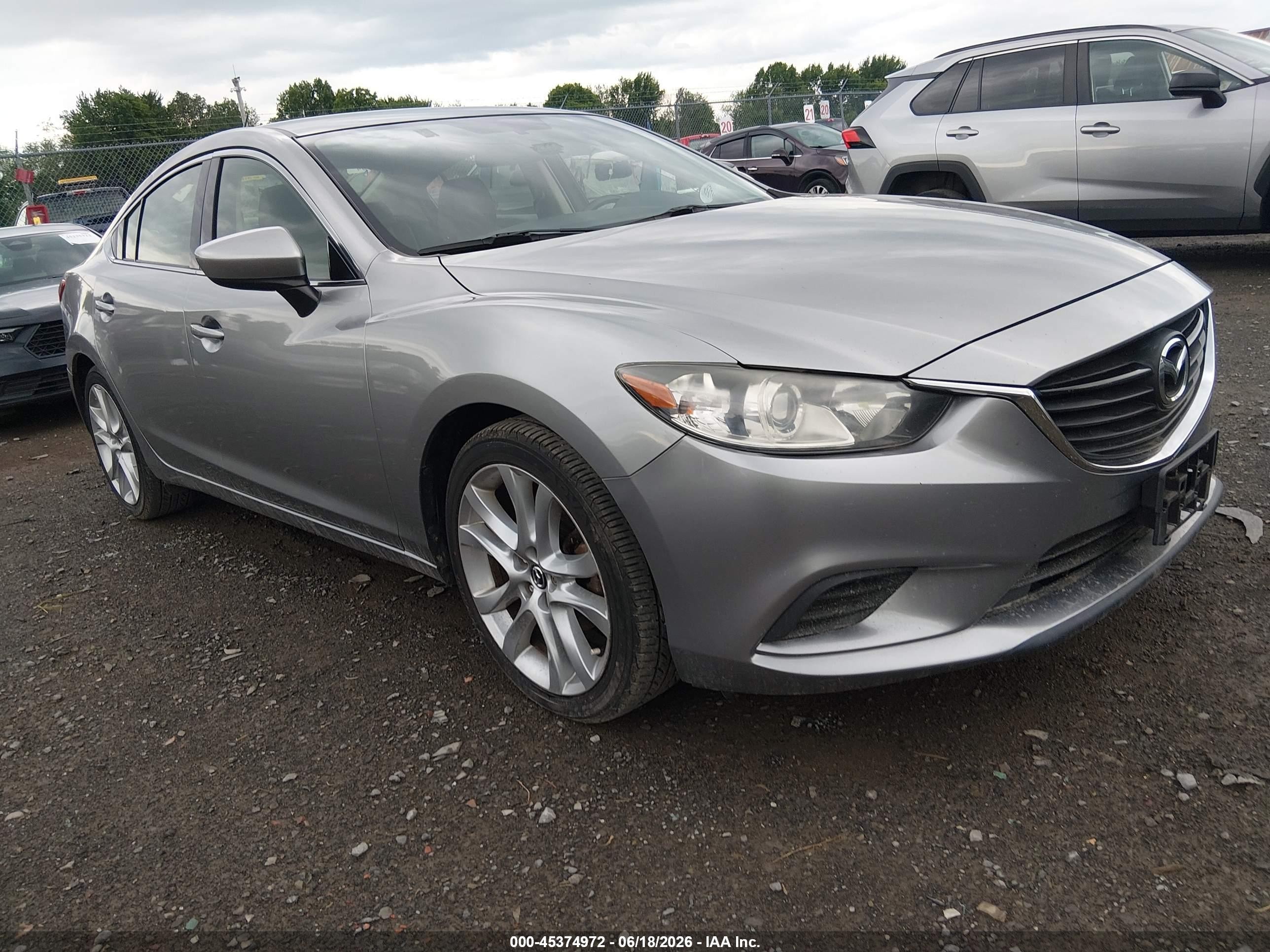 2014 Mazda Mazda6 I Touring Silver vin: JM1GJ1V65E1127648
