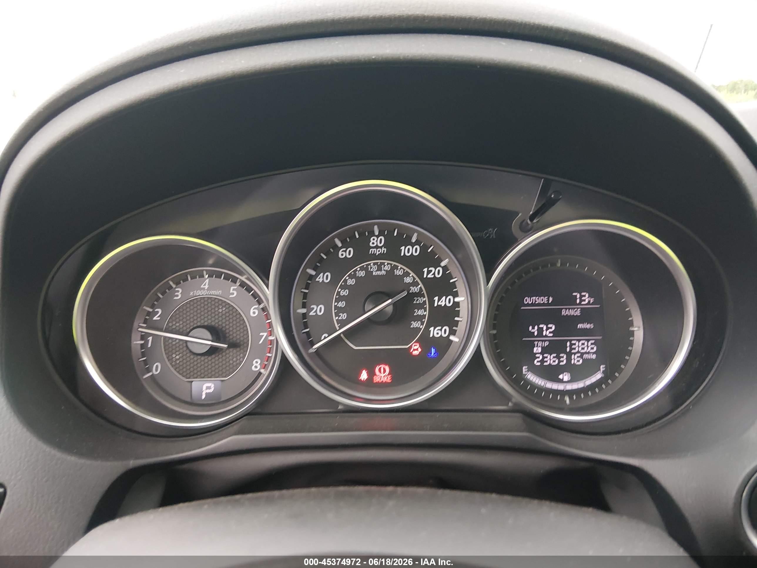 2014 Mazda Mazda6 I Touring Серебряный vin: JM1GJ1V65E1127648