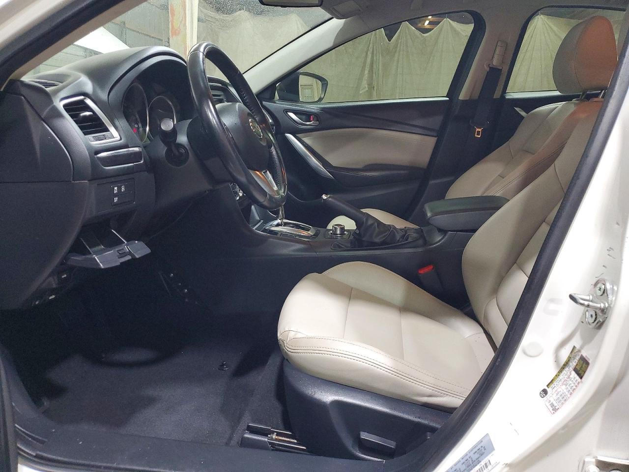 2014 Mazda 6 Touring White vin: JM1GJ1V65E1129173