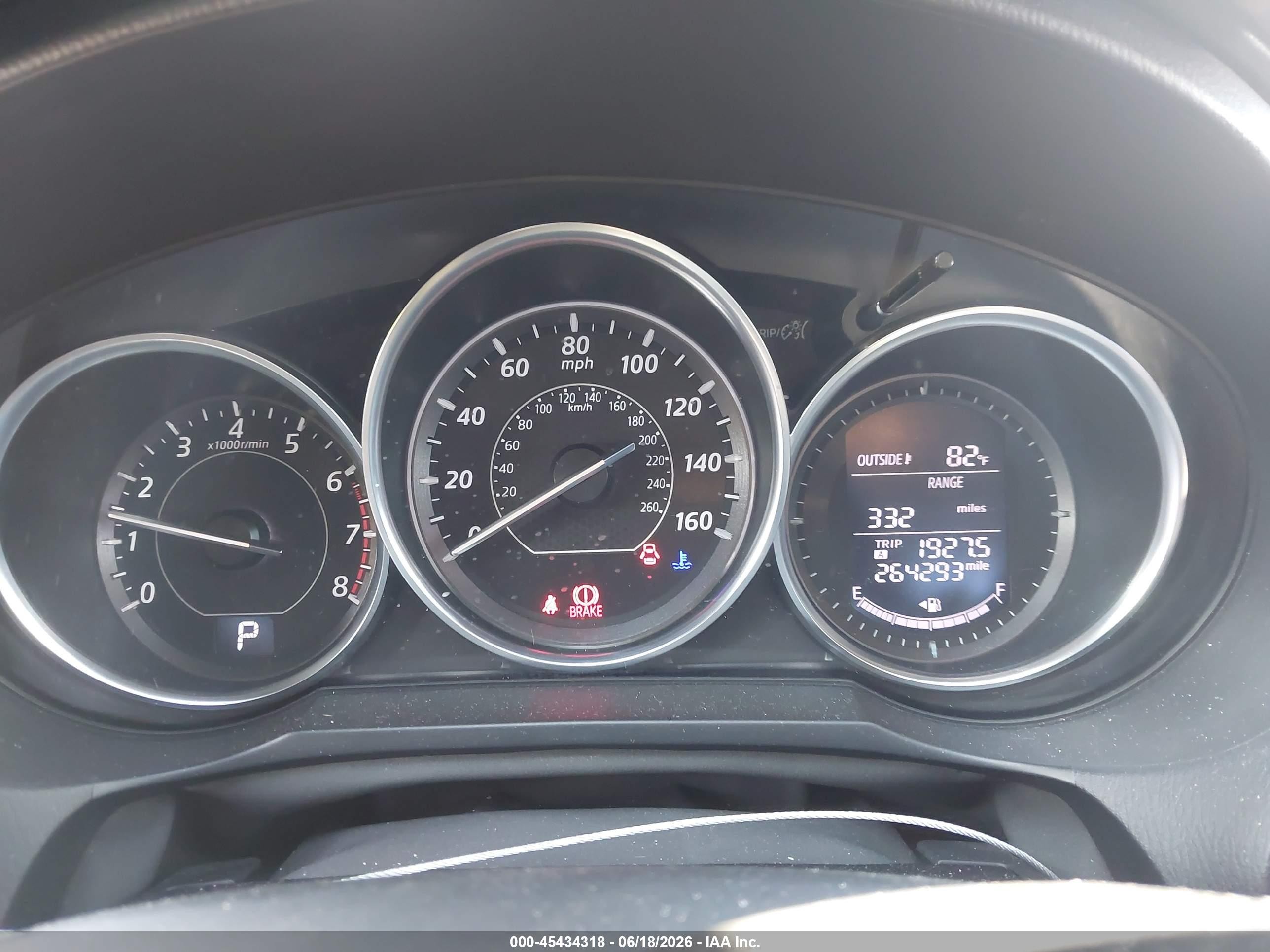 2014 Mazda Mazda6 I Touring White vin: JM1GJ1V65E1152288