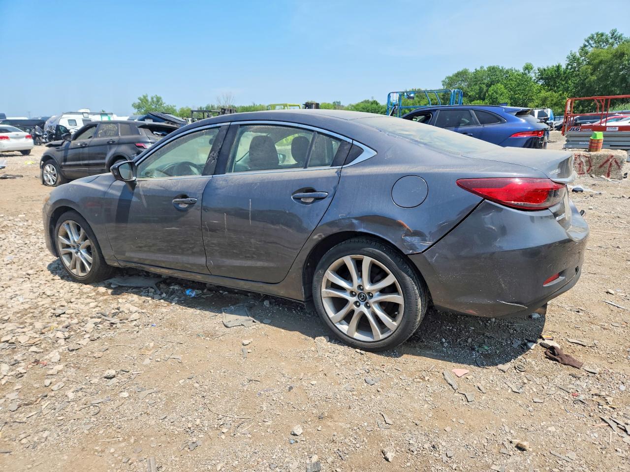 2014 Mazda 6 Touring Gray vin: JM1GJ1V65E1157376
