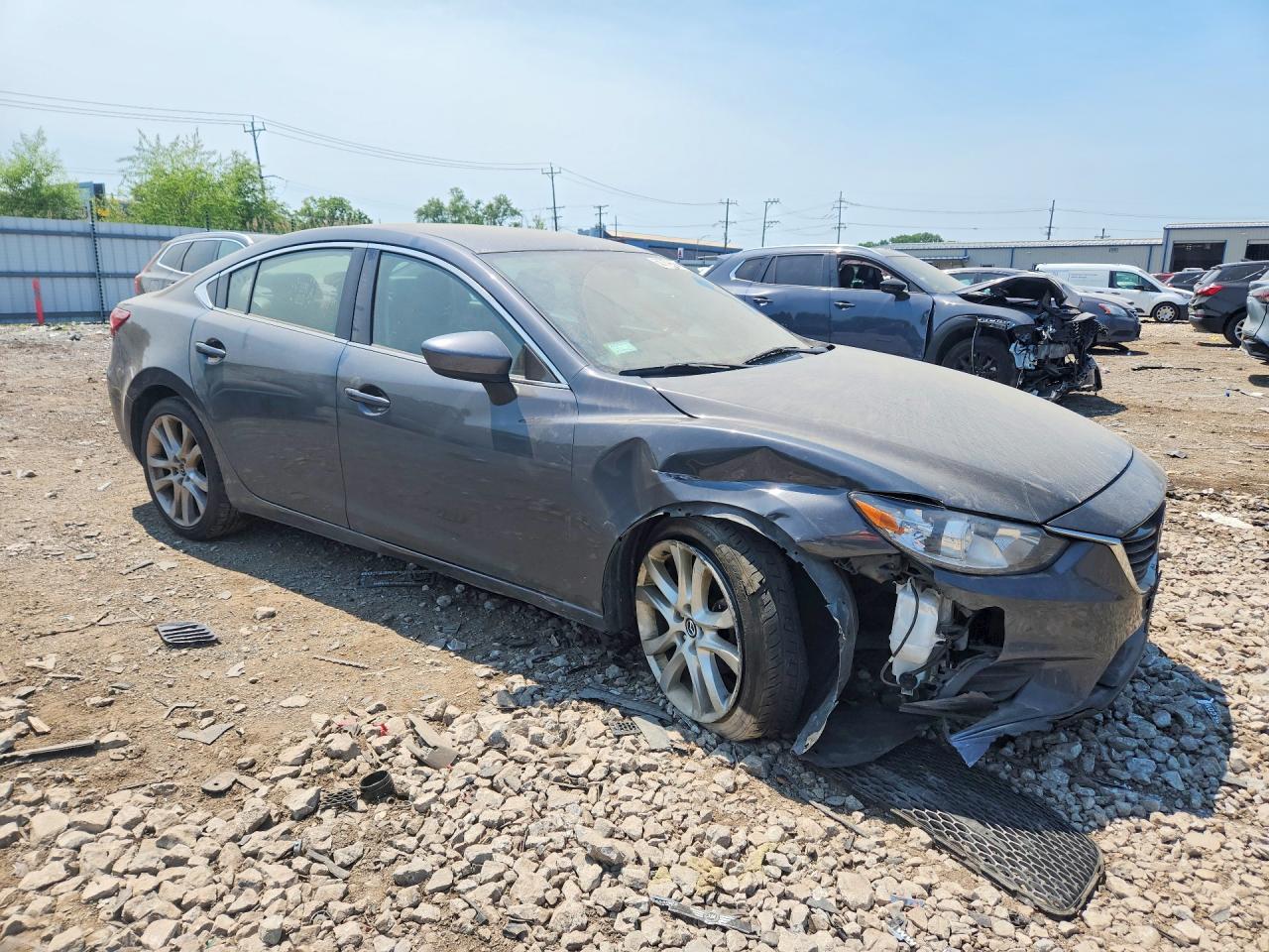 2014 Mazda 6 Touring Gray vin: JM1GJ1V65E1157376