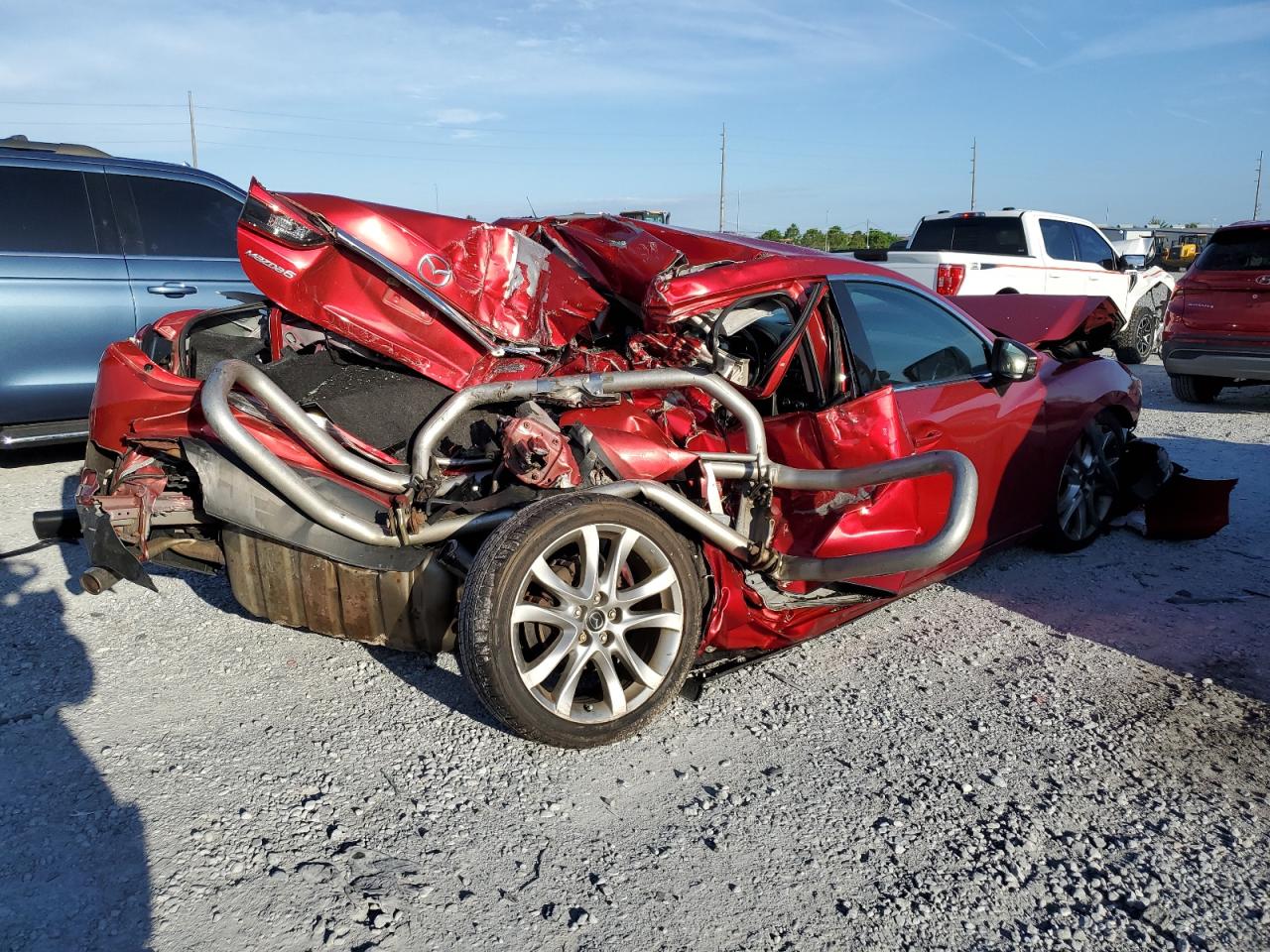 2015 Mazda 6 Touring Red vin: JM1GJ1V65F1166340