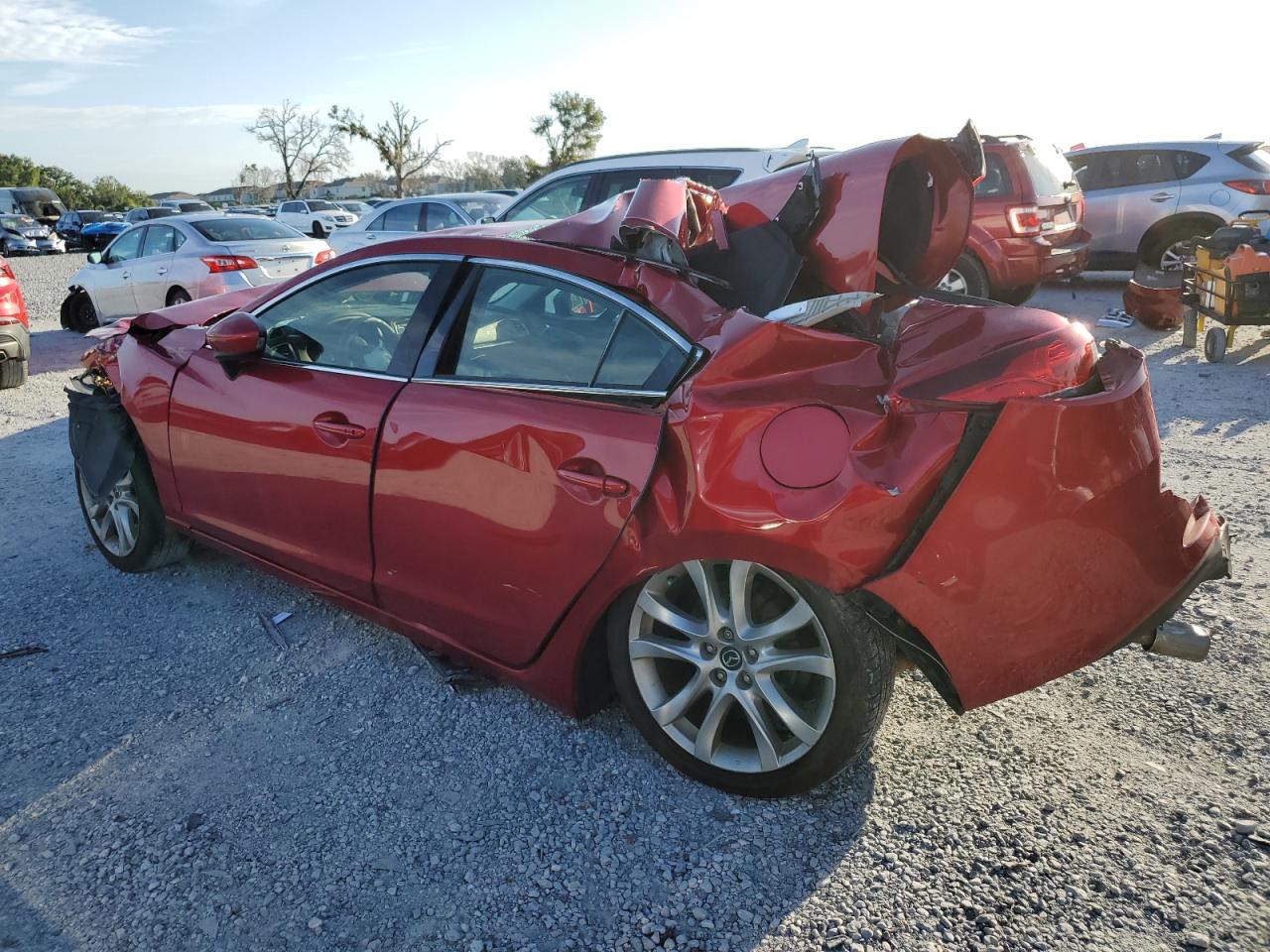 2015 Mazda 6 Touring Red vin: JM1GJ1V65F1166340