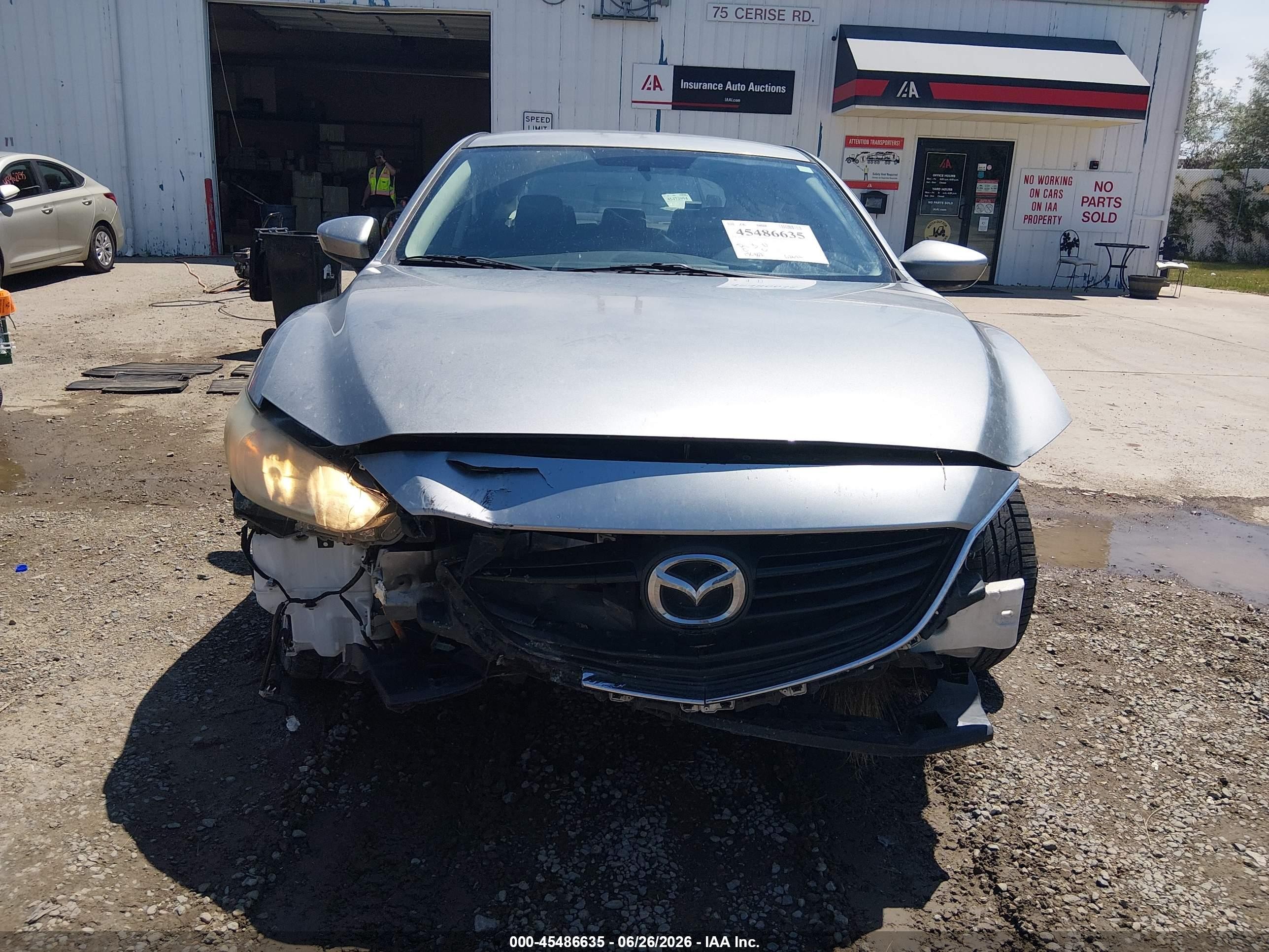 2015 Mazda Mazda6 I Touring Silver vin: JM1GJ1V65F1175815