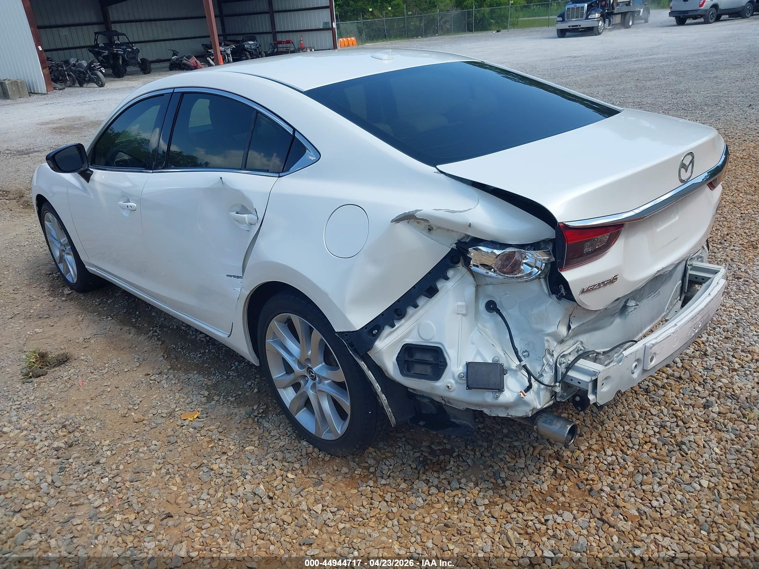 2015 Mazda Mazda6 I Touring White vin: JM1GJ1V65F1178228