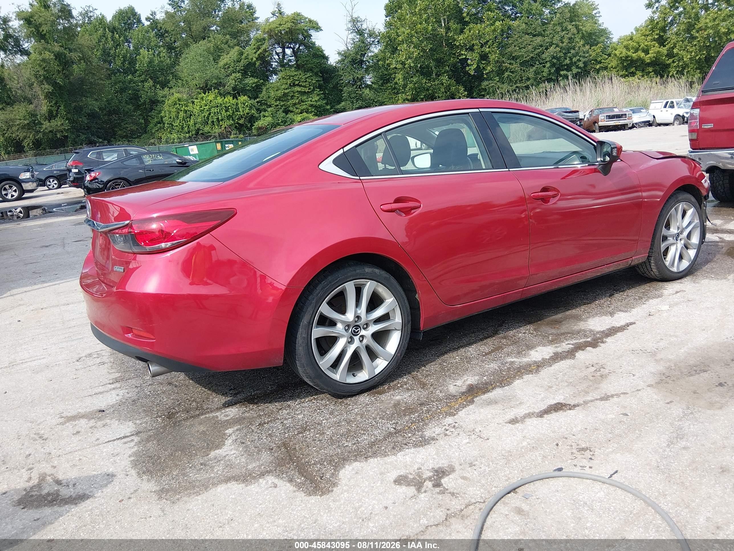 2014 Mazda Mazda6 I Touring Red vin: JM1GJ1V66E1117565