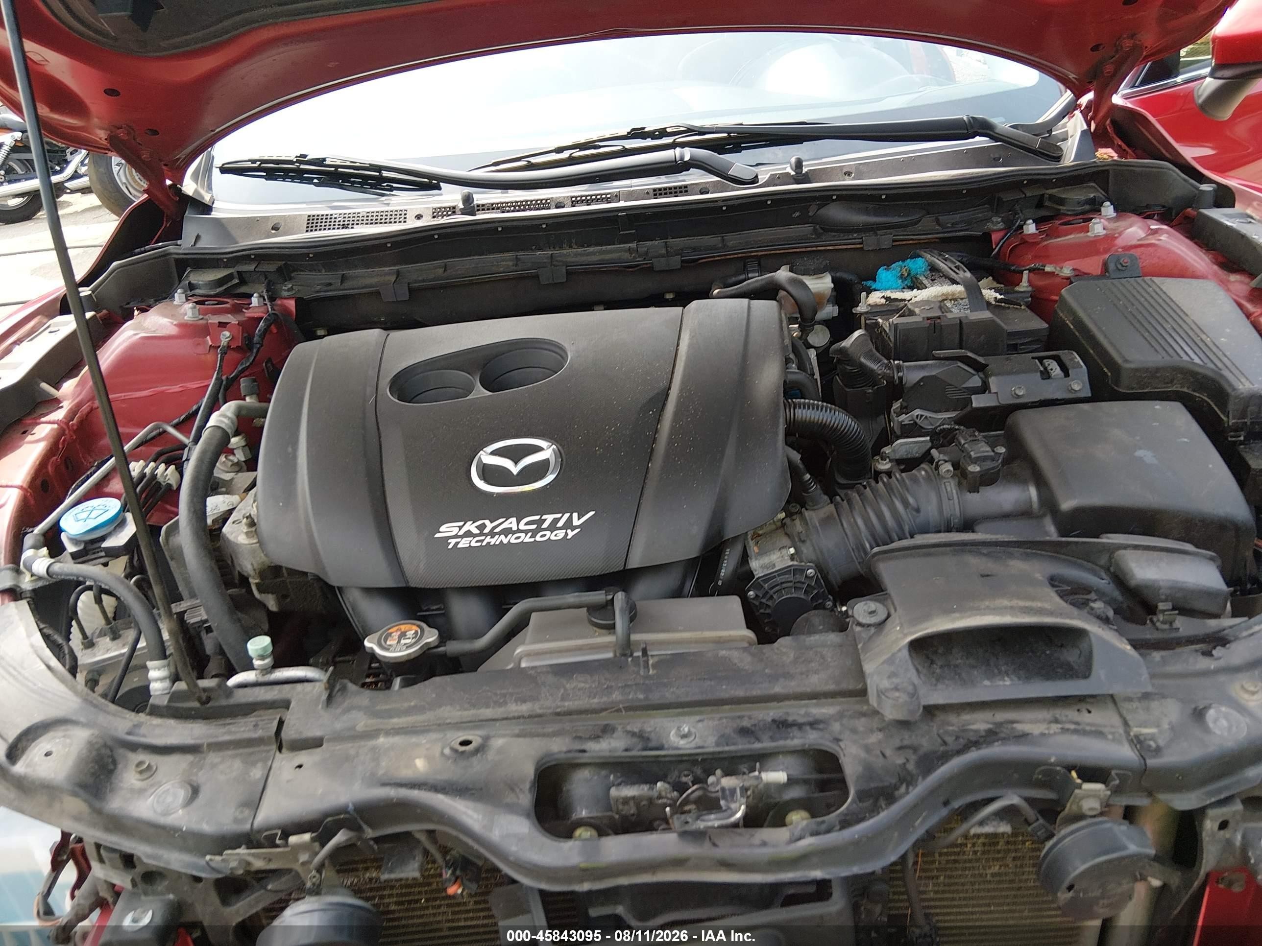 2014 Mazda Mazda6 I Touring Red vin: JM1GJ1V66E1117565