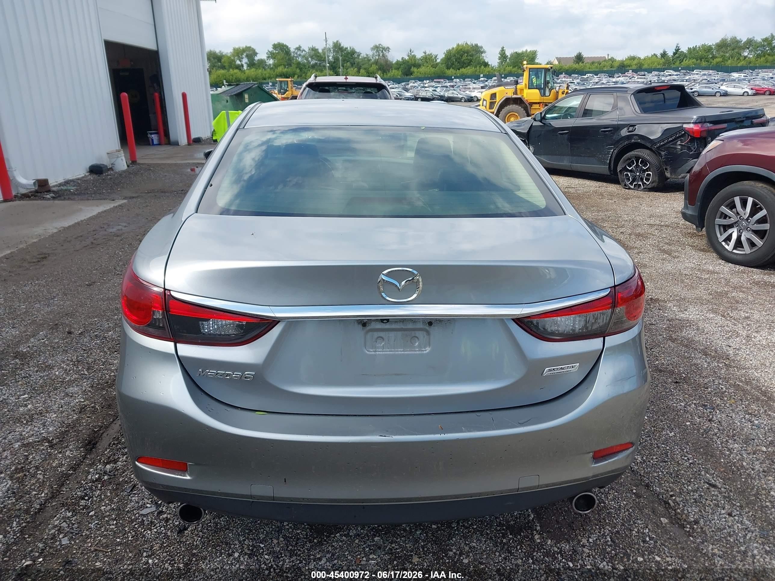 2014 Mazda Mazda6 I Touring Silver vin: JM1GJ1V66E1138920