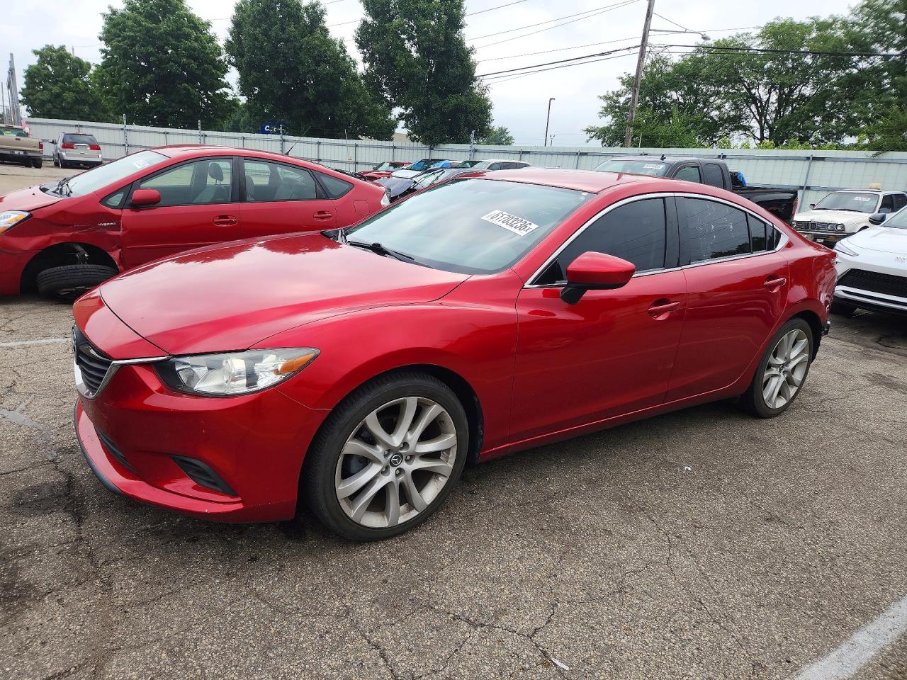 2014 Mazda 6 Touring Red vin: JM1GJ1V66E1149478