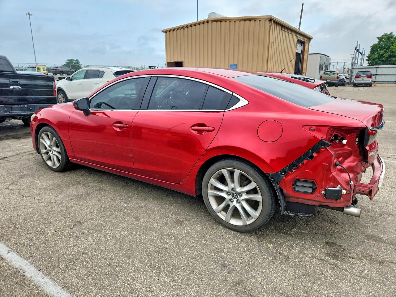 2014 Mazda 6 Touring Red vin: JM1GJ1V66E1149478
