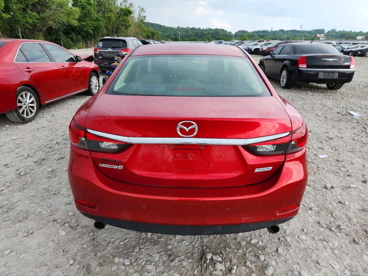 2014 Mazda 6 Touring Red vin: JM1GJ1V66E1161260