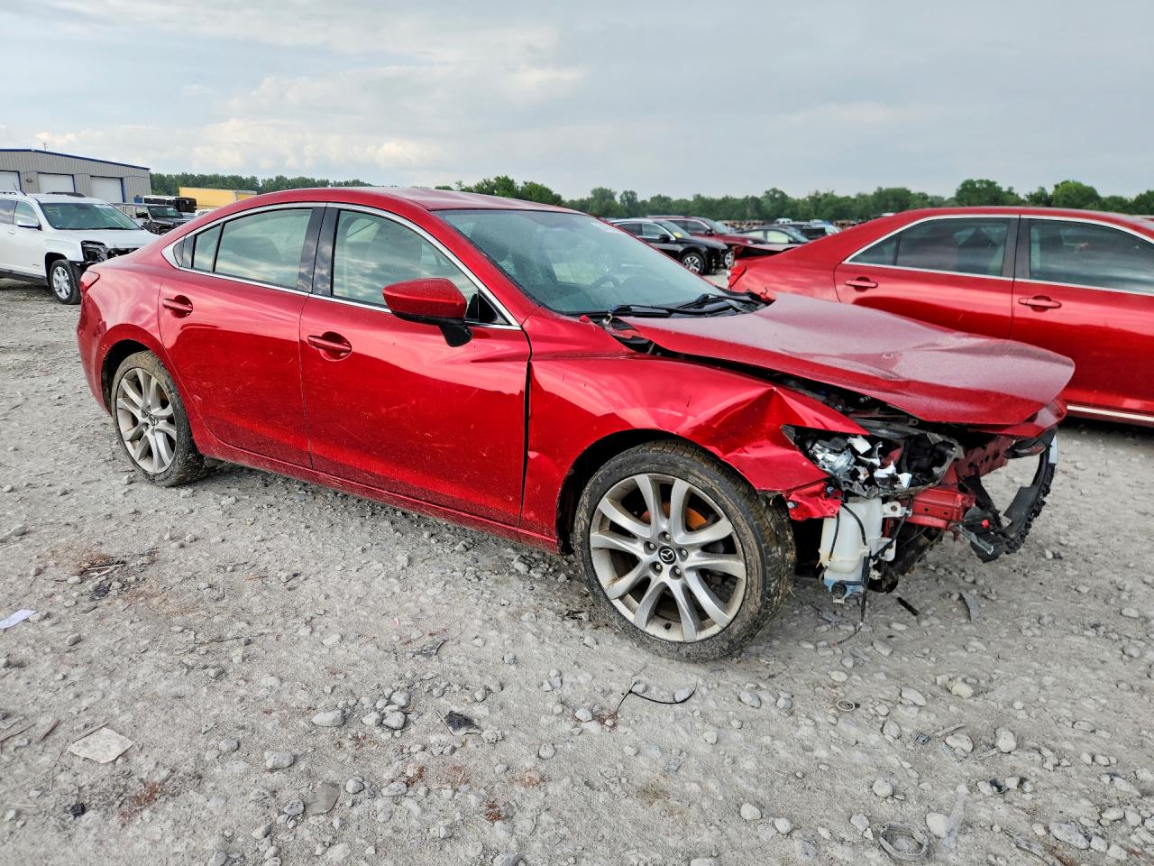 2014 Mazda 6 Touring Red vin: JM1GJ1V66E1161260