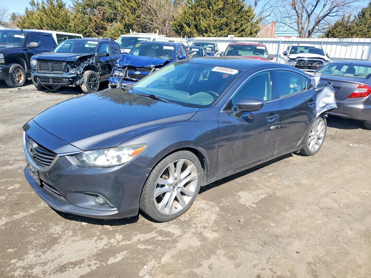2014 Mazda 6 Touring Charcoal vin: JM1GJ1V67E1139042