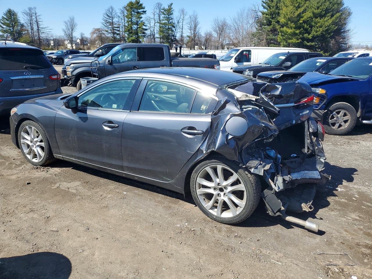 2014 Mazda 6 Touring Charcoal vin: JM1GJ1V67E1139042