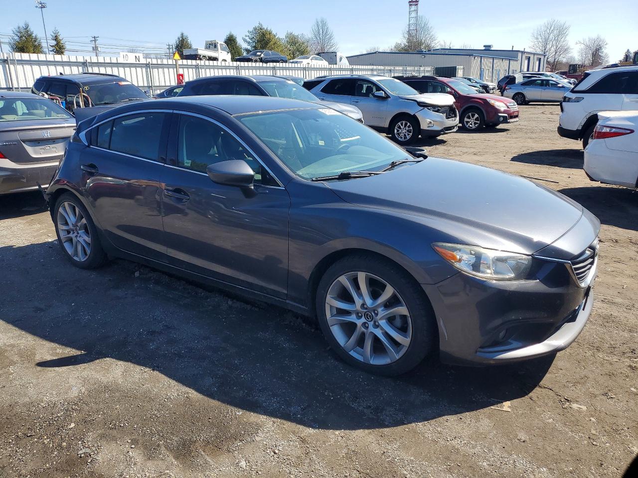 2014 Mazda 6 Touring Charcoal vin: JM1GJ1V67E1139042