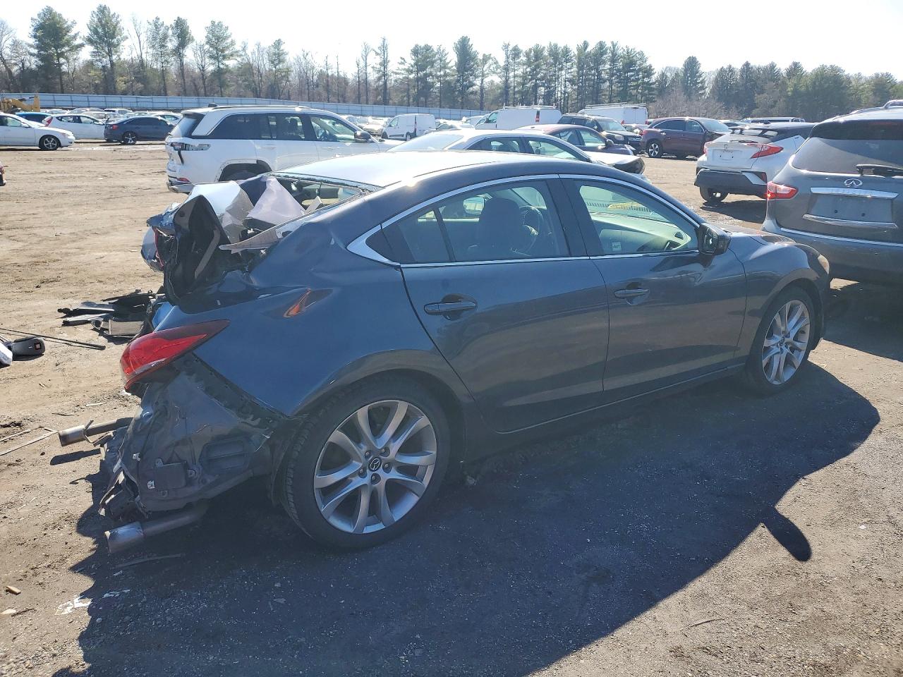 2014 Mazda 6 Touring Charcoal vin: JM1GJ1V67E1139042