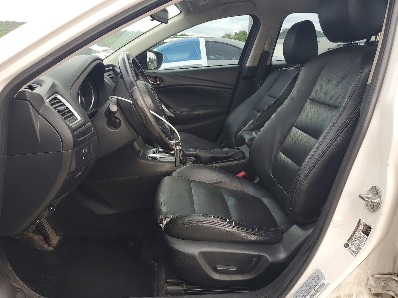 2014 Mazda 6 Touring White vin: JM1GJ1V67E1149697