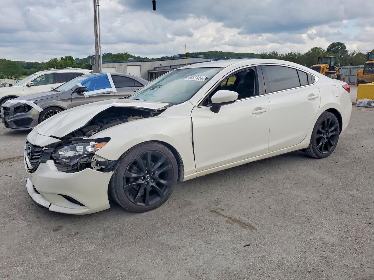 2014 Mazda 6 Touring White vin: JM1GJ1V67E1149697