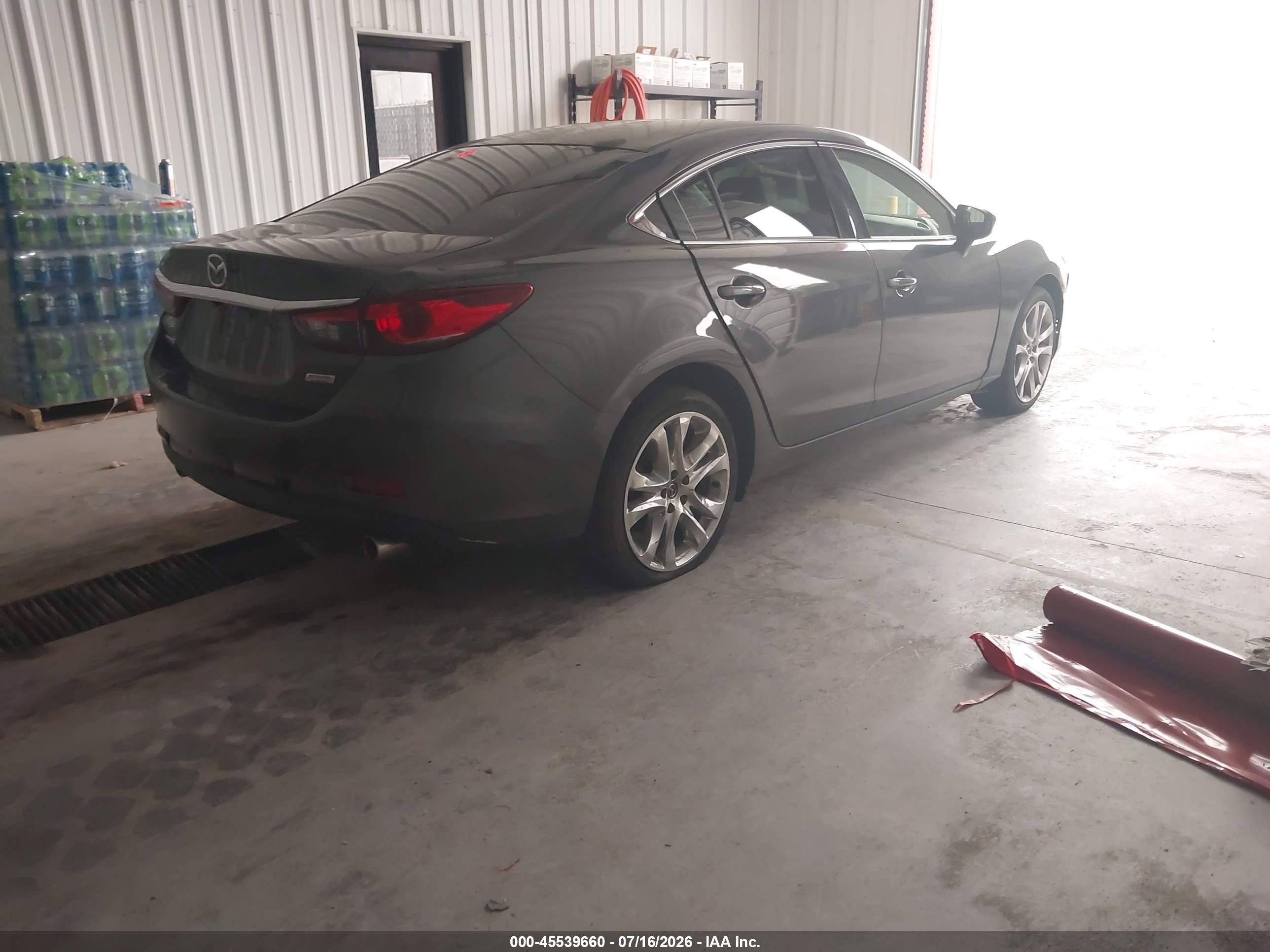 2014 Mazda Mazda6 I Touring Gray vin: JM1GJ1V67E1156391