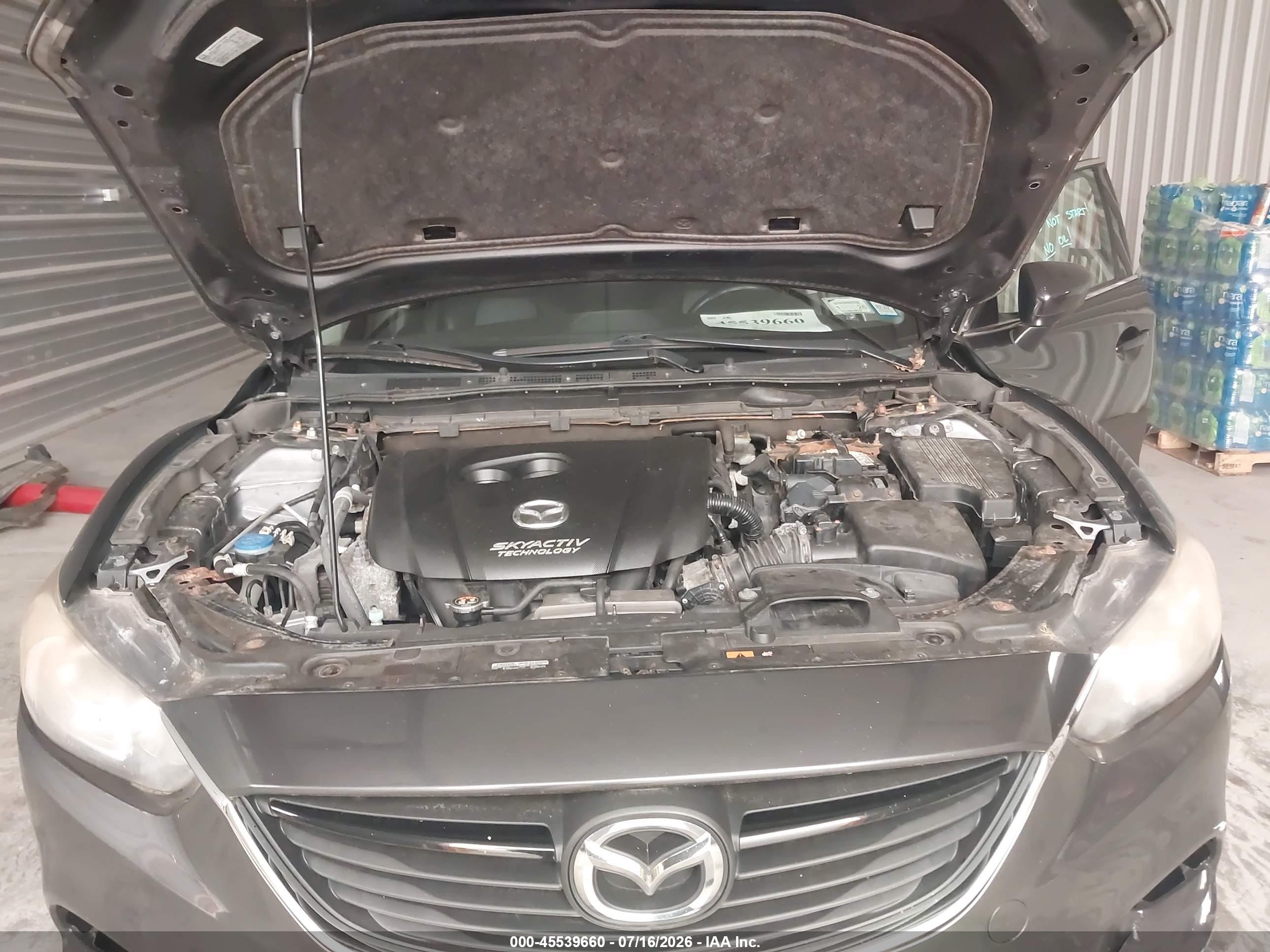 2014 Mazda Mazda6 I Touring Gray vin: JM1GJ1V67E1156391